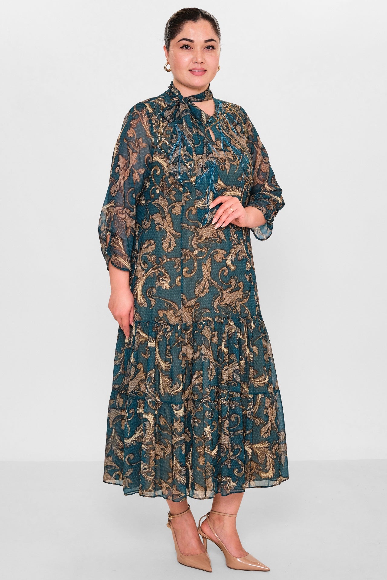 Gumanize - Plus Size Dress (GMZ2025-238-7405) - 8690200150135