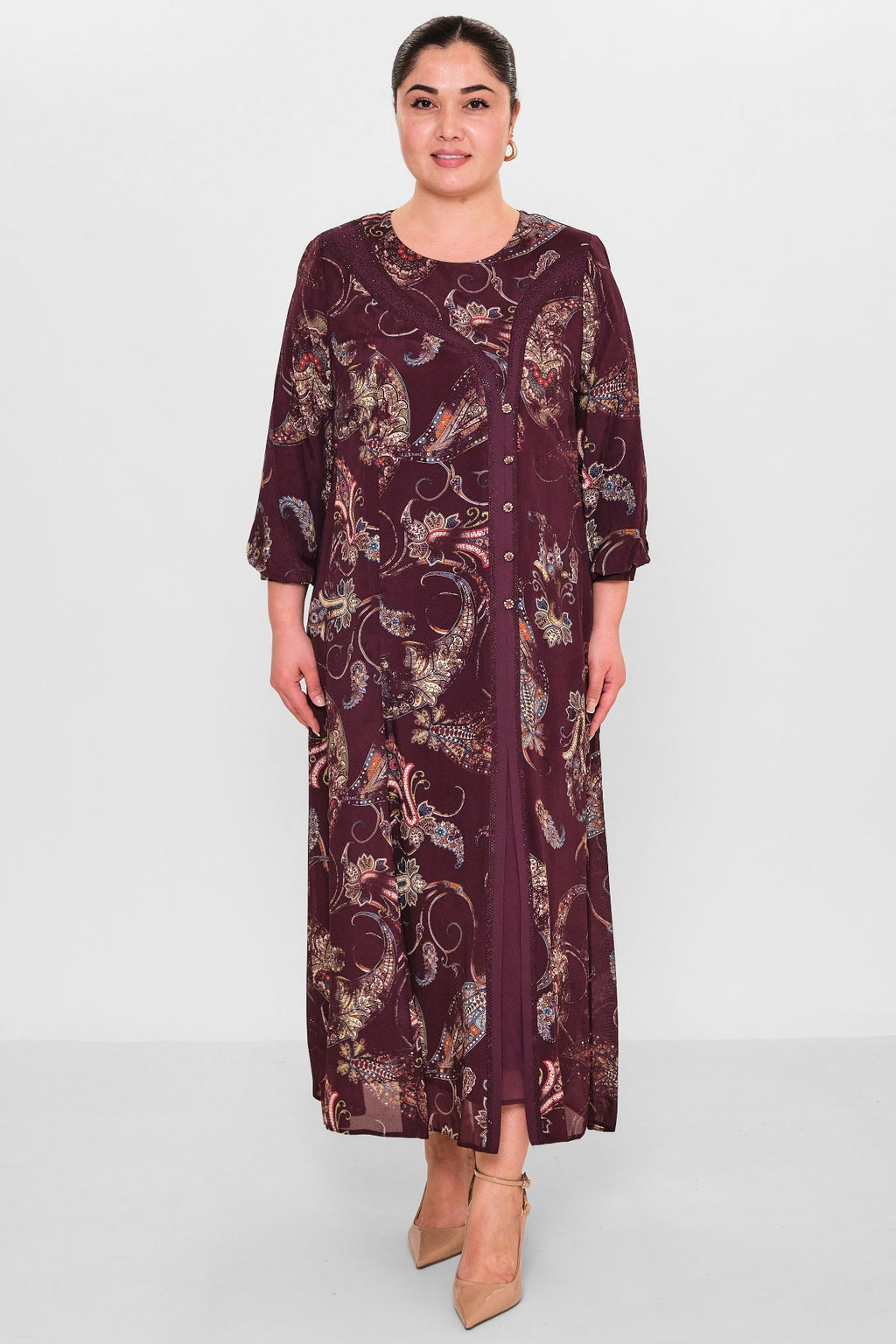 Gumanize - Plus Size Dress (GMZ2026-135-7943) - 8690200150142