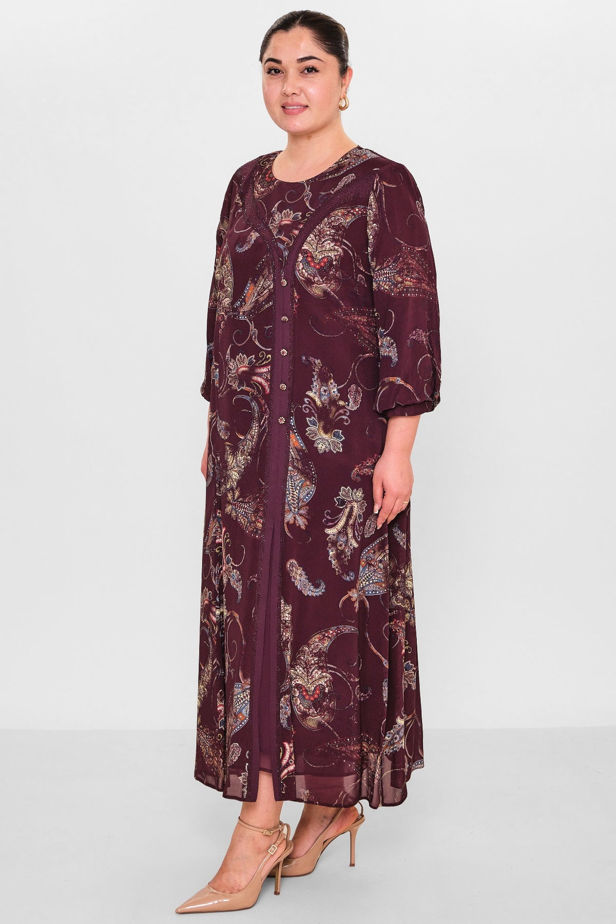 Gumanize - Plus Size Dress (GMZ2026-135-7943) - 8690200150142
