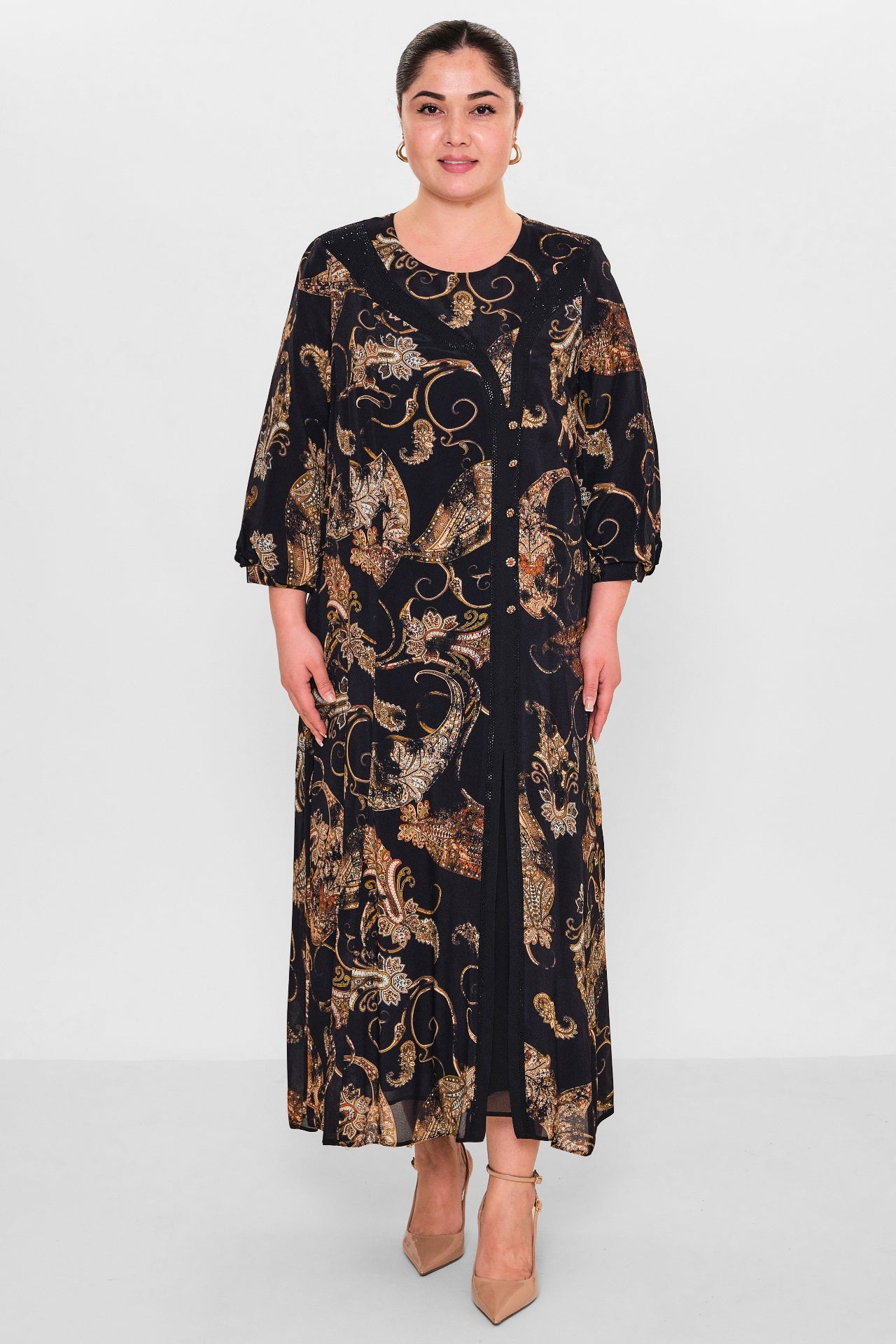 Gumanize - Plus Size Dress (GMZ2026-135-7943) - 8690200150166