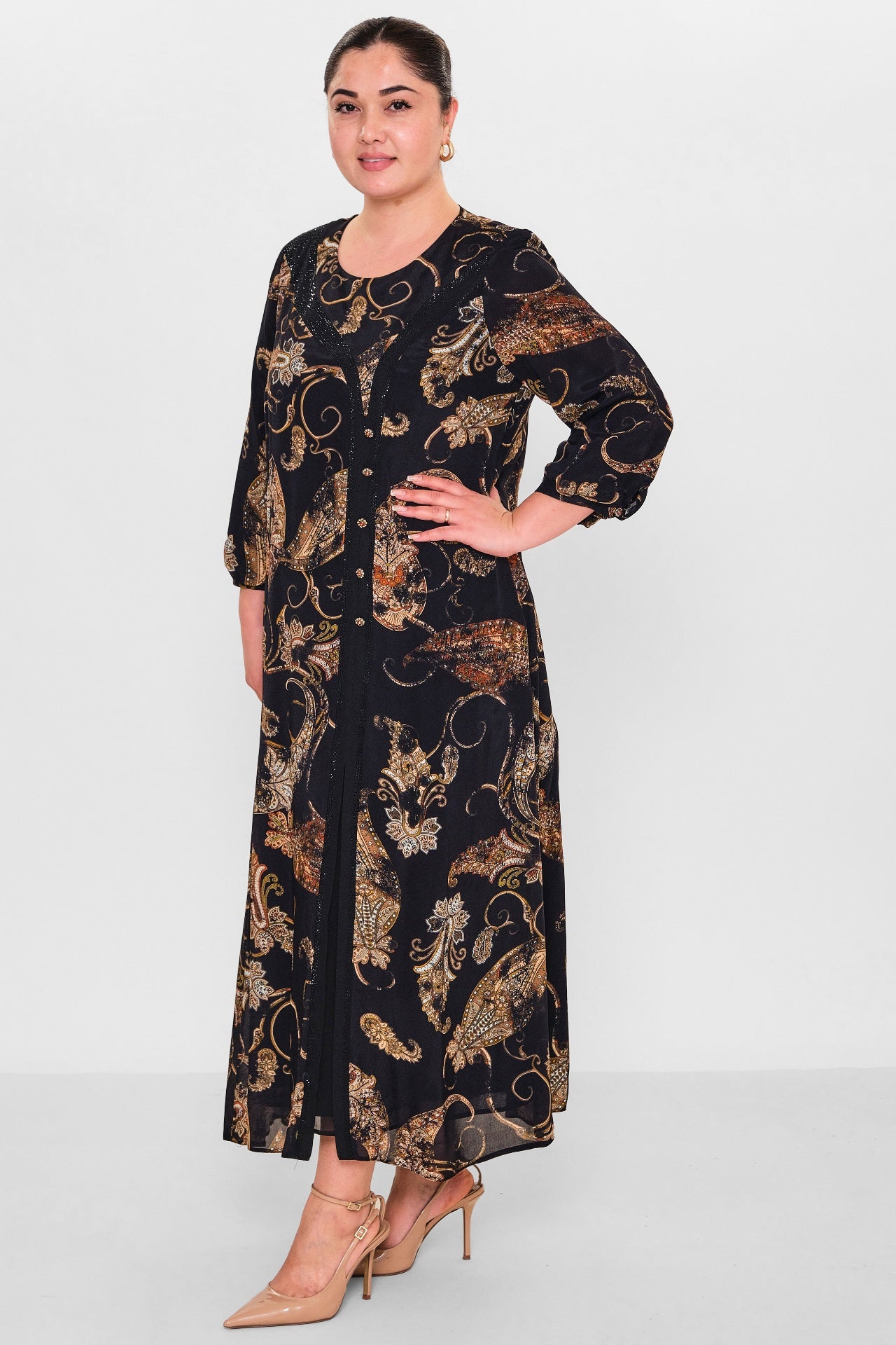Gumanize - Plus Size Dress (GMZ2026-135-7943) - 8690200150166