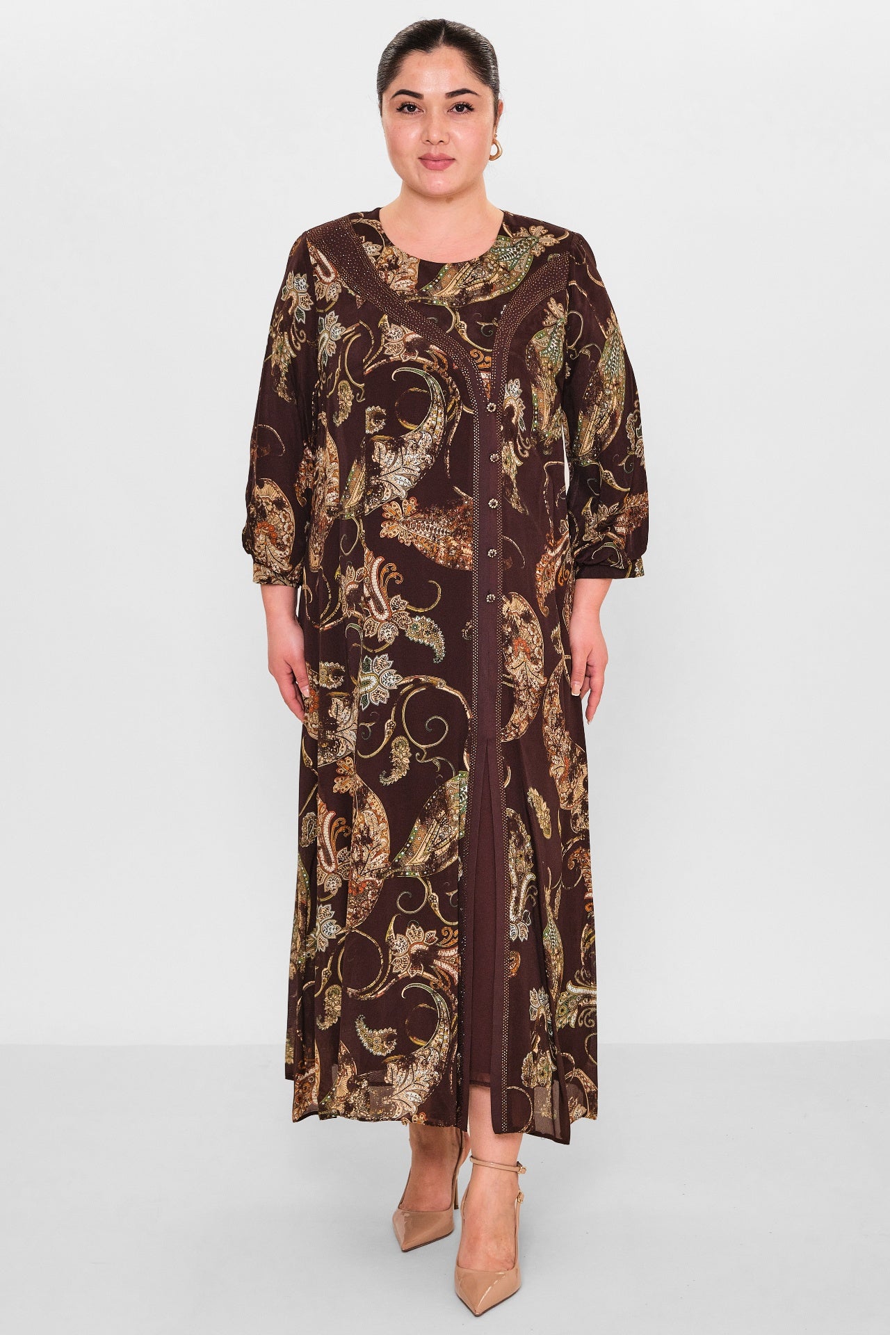 Gumanize - Plus Size Dress (GMZ2026-135-7943) - 8690200150173