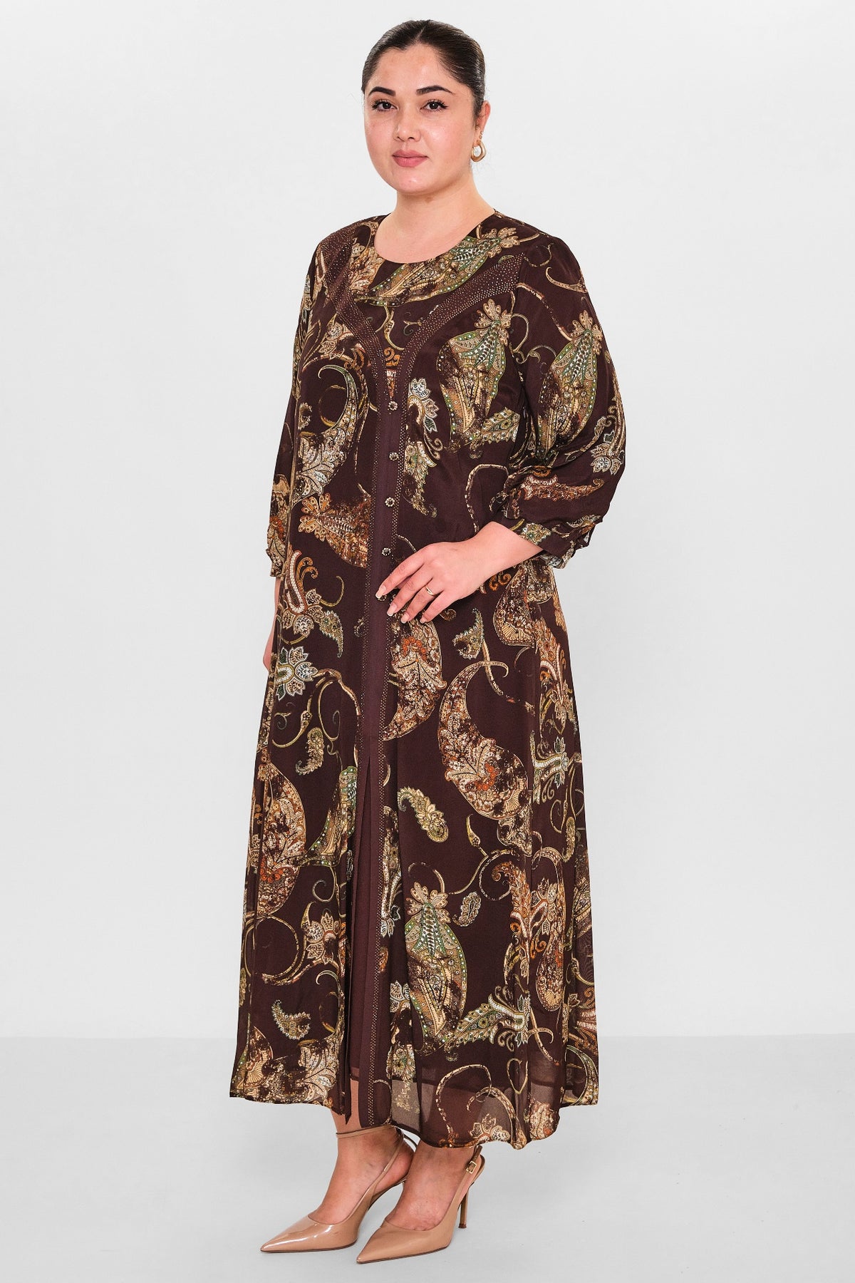 Gumanize - Plus Size Dress (GMZ2026-135-7943) - 8690200150173