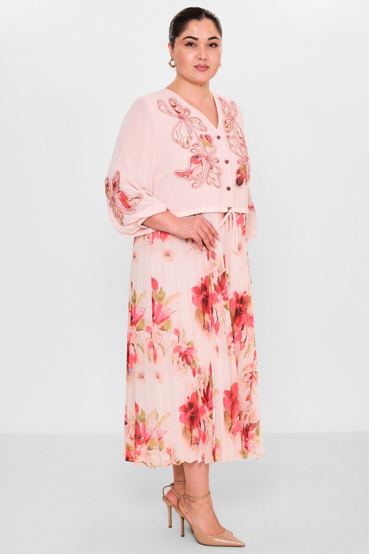Gumanize - Plus Size Dress (GMZ2026-145-7773) - 8690200150180