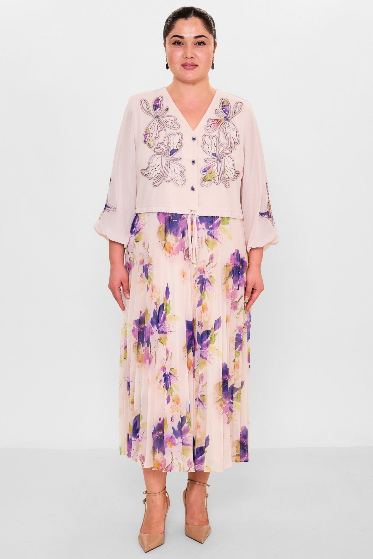 Gumanize - Plus Size Dress (GMZ2026-145-7773) - 8690200150197