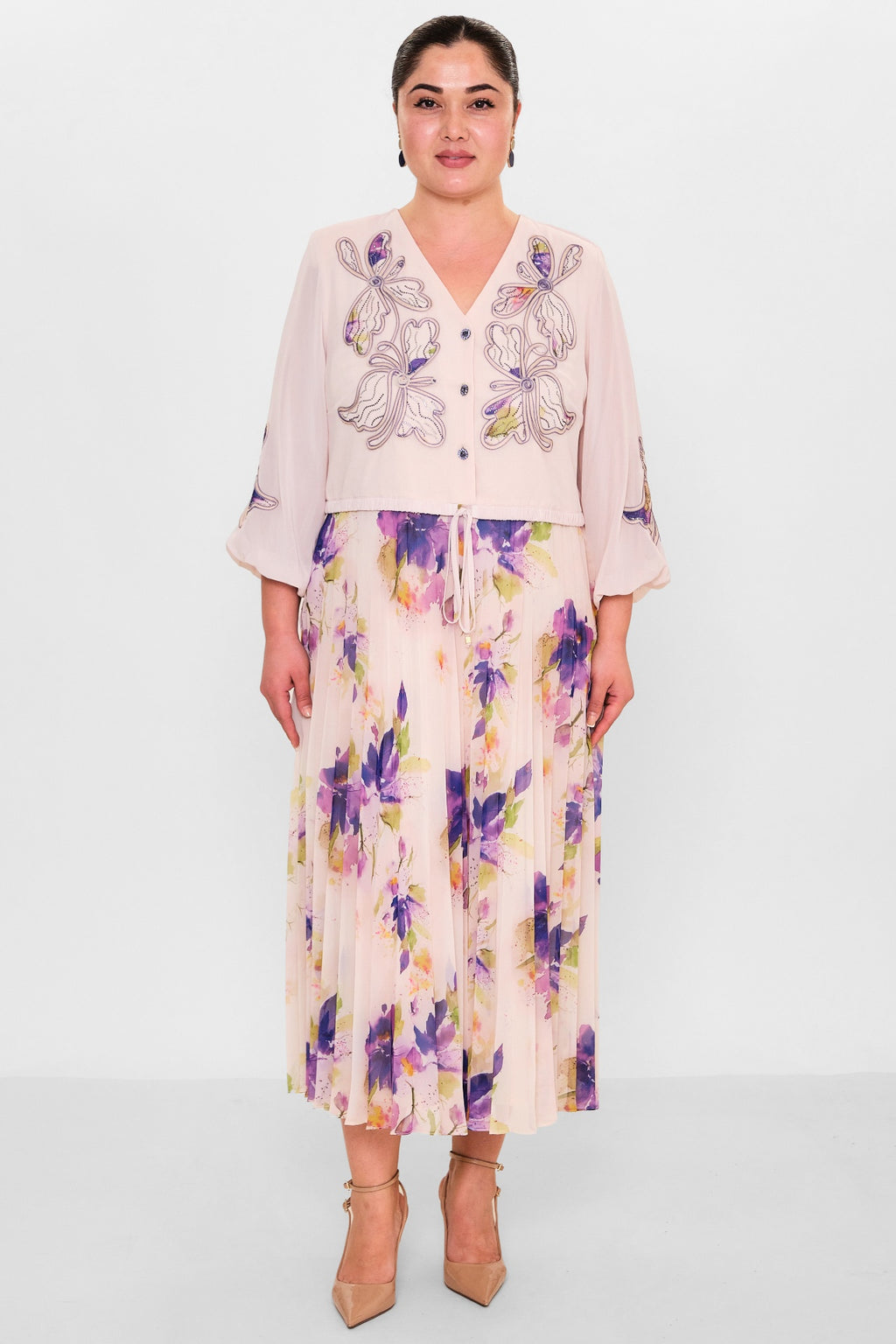Gumanize - Plus Size Dress (GMZ2026-145-7773) - 8690200150197