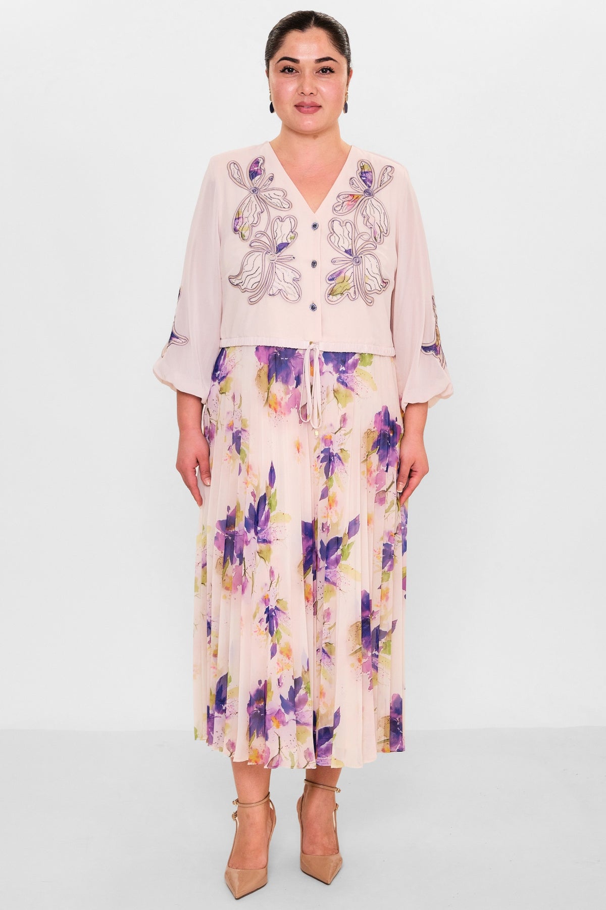 Gumanize - Plus Size Dress (GMZ2026-145-7773) - 8690200150197