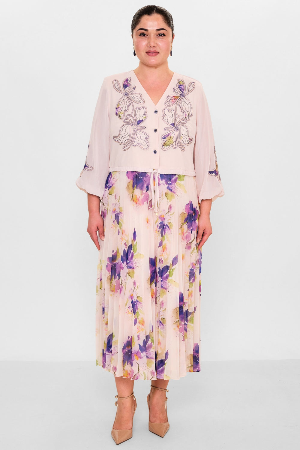 Gumanize - Plus Size Dress (GMZ2026-145-7773) - 8690200150197