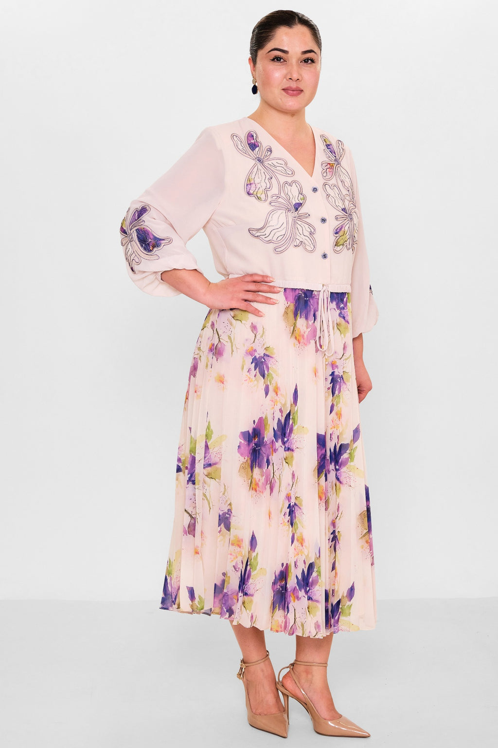 Gumanize - Plus Size Dress (GMZ2026-145-7773) - 8690200150197