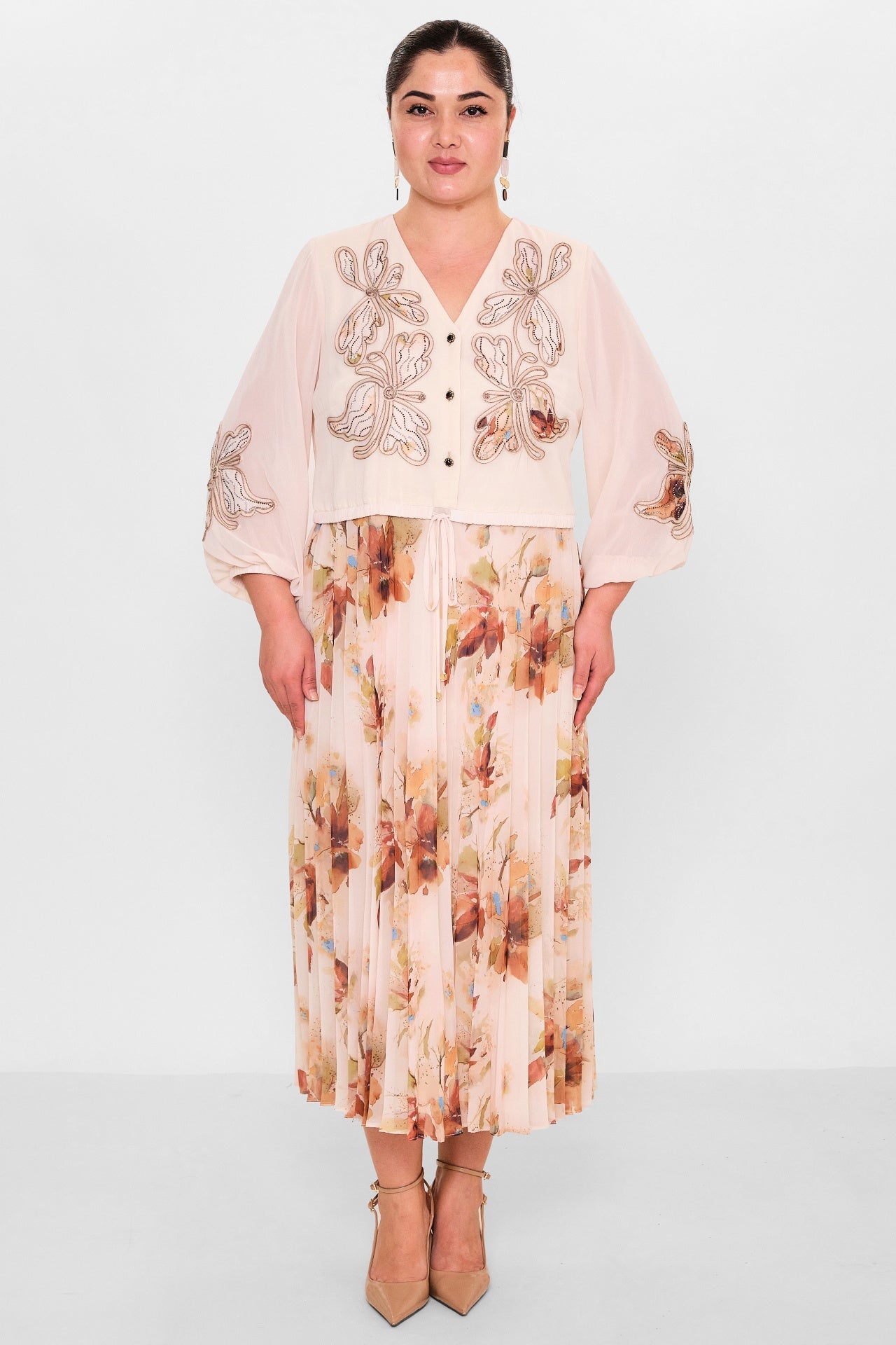Gumanize - Plus Size Dress (GMZ2026-145-7773) - 8690200150203