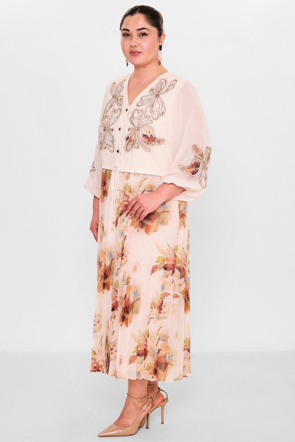 Gumanize - Plus Size Dress (GMZ2026-145-7773) - 8690200150203