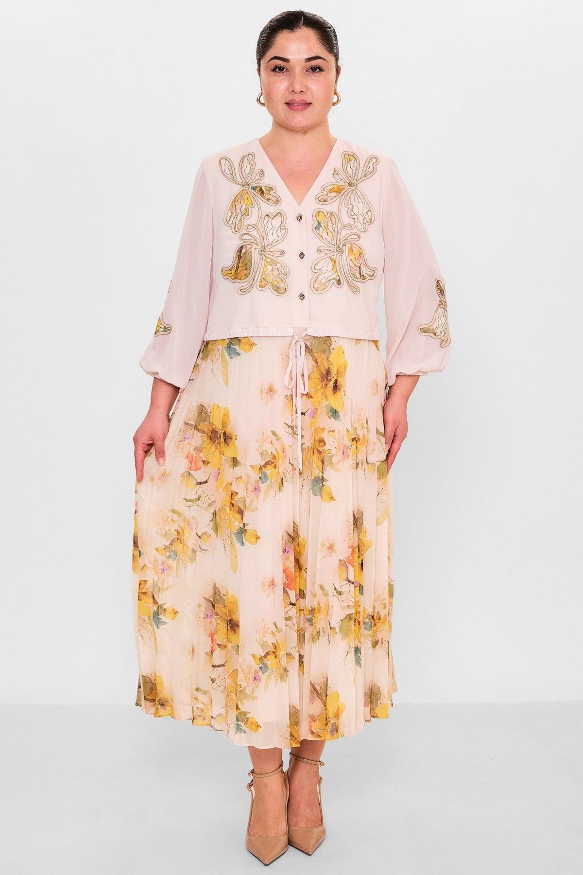 Gumanize - Plus Size Dress (GMZ2026-145-7773) - 8690200150210