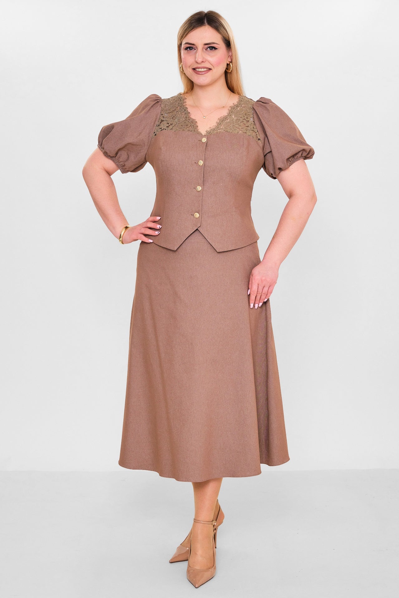Greencountry - Plus Size Suit (GRC26Y8396) - 8690200150296