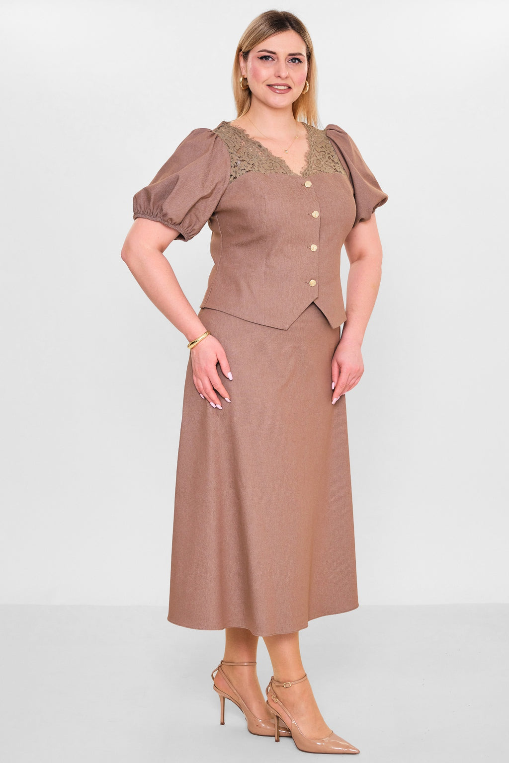 Greencountry - Plus Size Suit (GRC26Y8396) - 8690200150296
