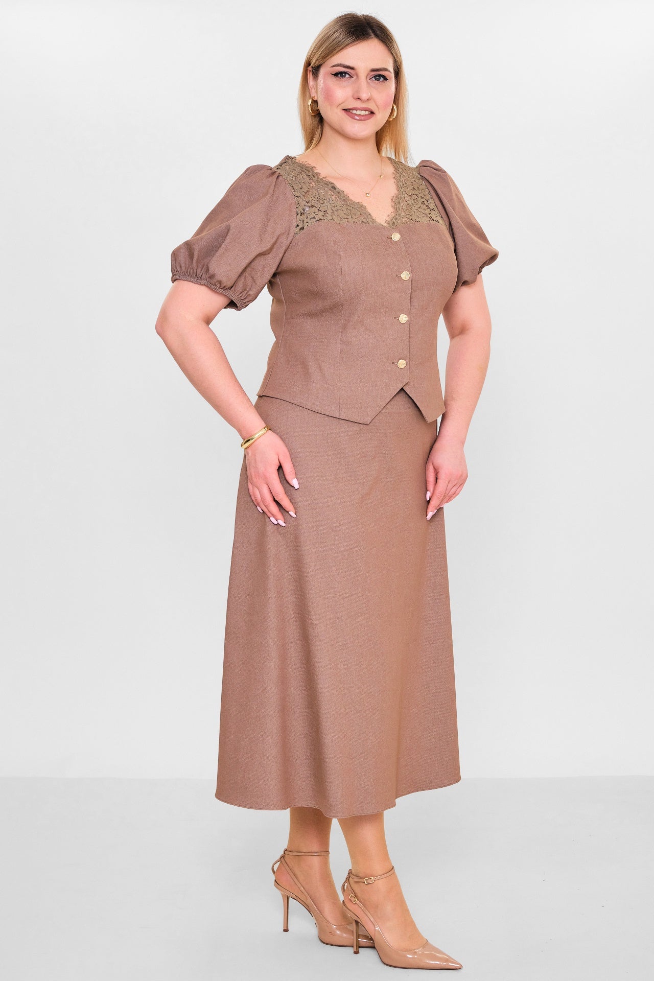 Greencountry - Plus Size Suit (GRC26Y8396) - 8690200150296