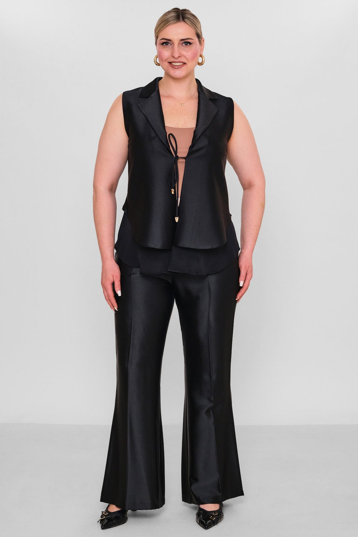 Fimore - Plus Size Waistcoat (FMR26Y8977-18) - 8690200150463