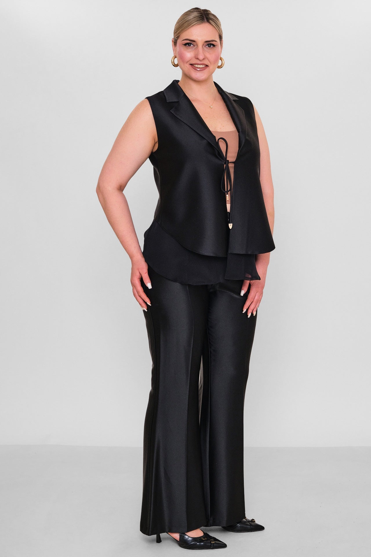 Fimore - Plus Size Waistcoat (FMR26Y8977-18) - 8690200150463