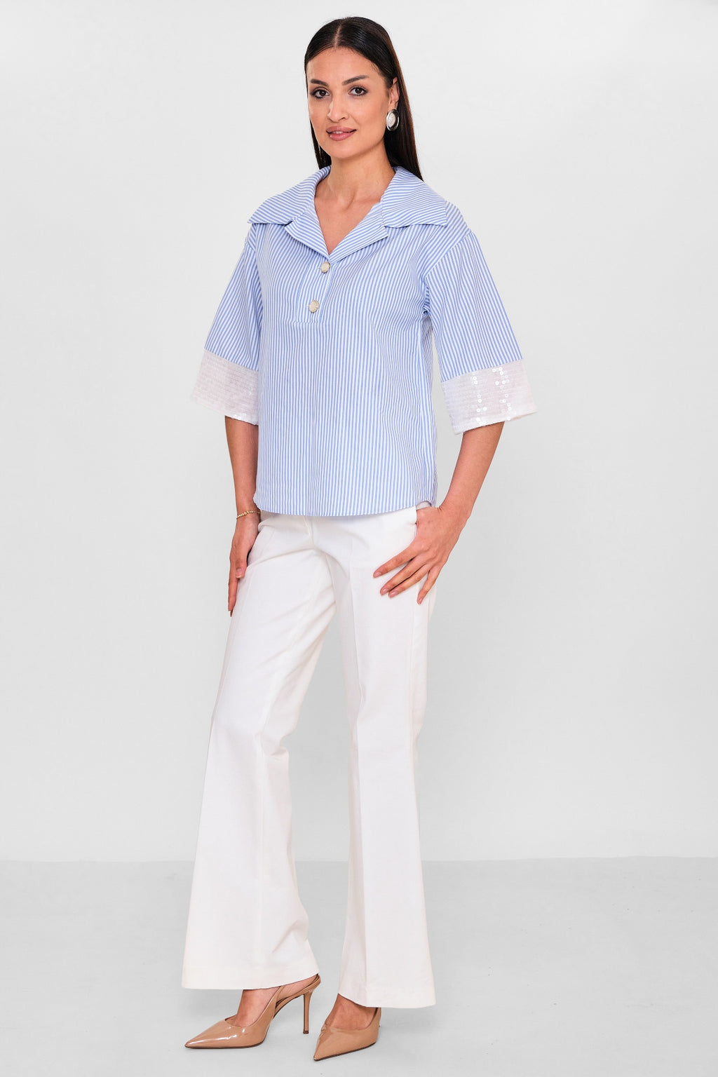 Maqrell - Plus Size Shirt (MAQ26Y105) - 8690200150548