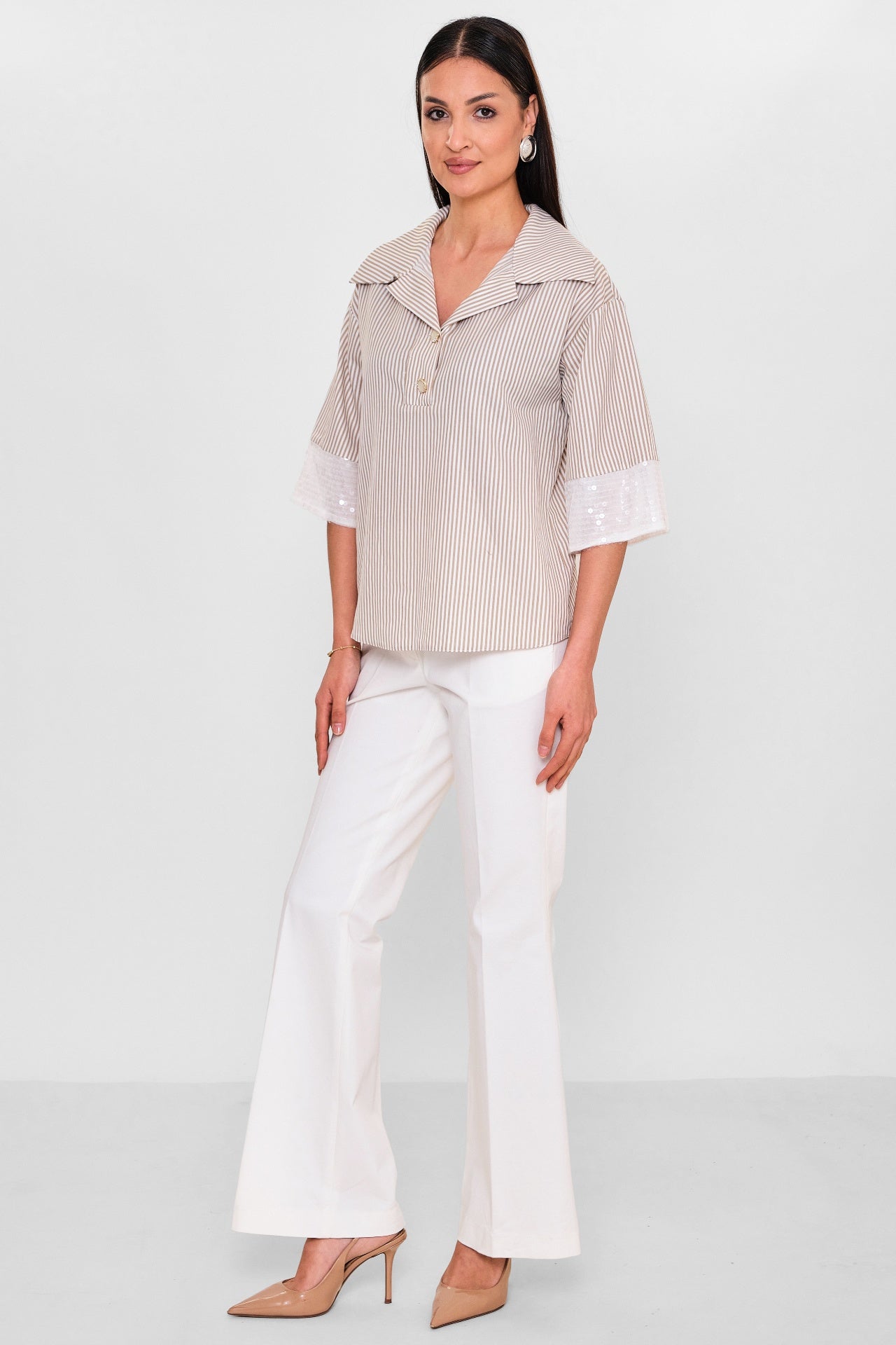Maqrell - Plus Size Shirt (MAQ26Y105) - 8690200150555