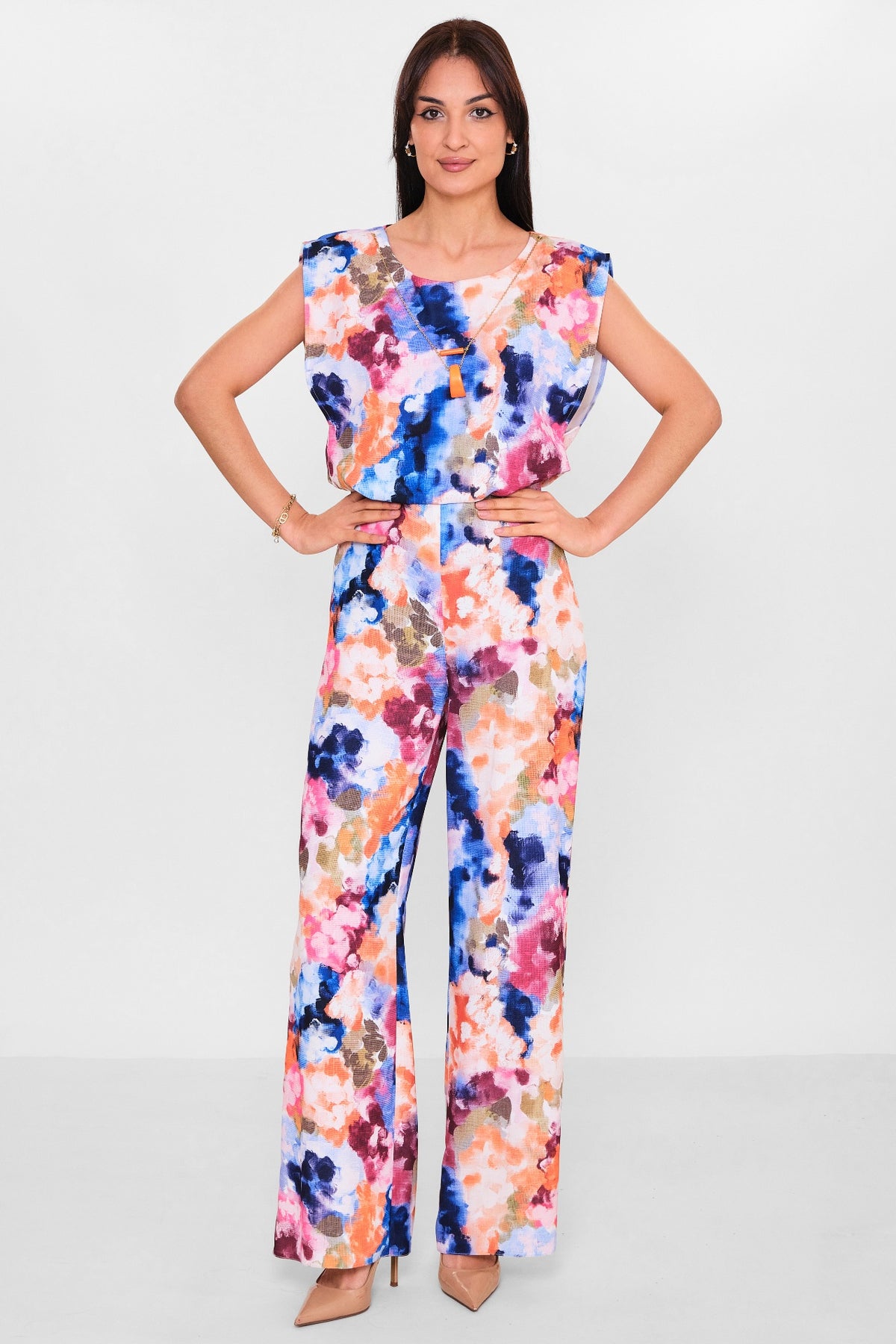 Selen - Plus Size Overalls (SLN26Y241133) - 8690200150579