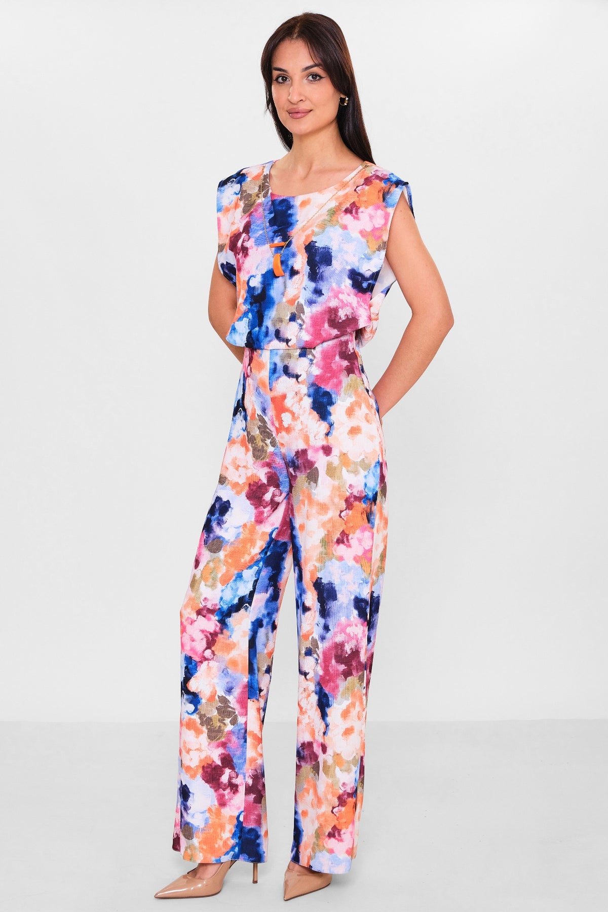Selen - Plus Size Overalls (SLN26Y241133) - 8690200150579