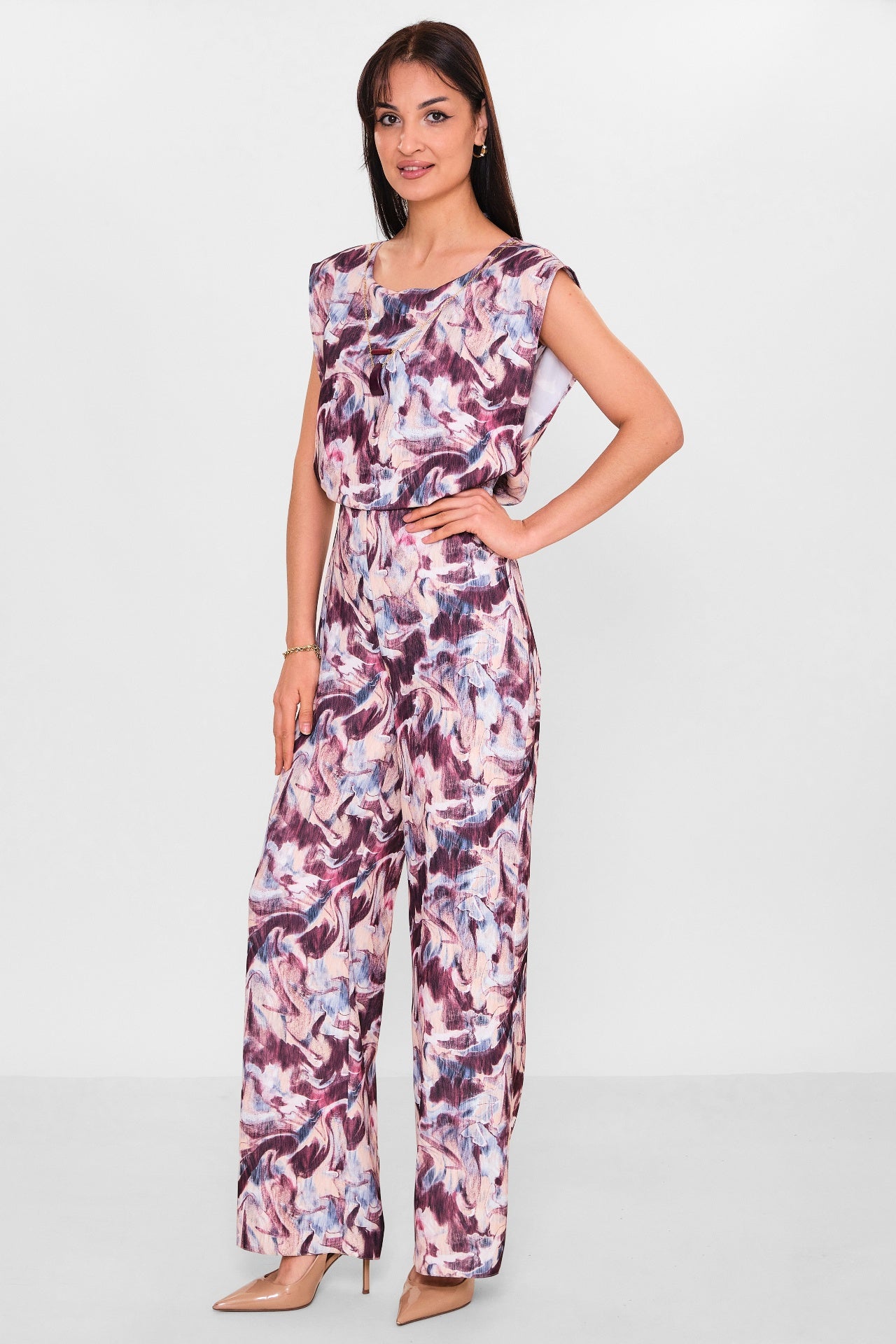 Selen - Plus Size Overalls (SLN26Y241133) - 8690200150586