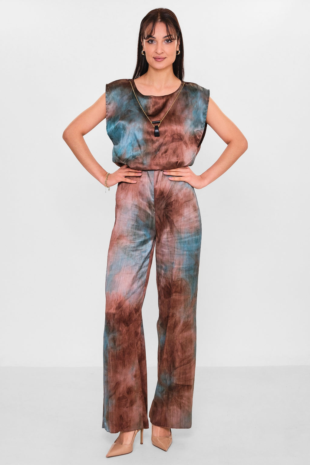 Selen - Plus Size Overalls (SLN26Y241133) - 8690200150593