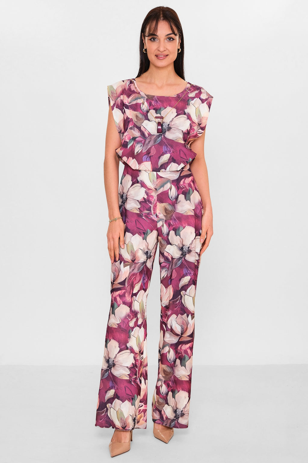 Selen - Plus Size Overalls (SLN26Y241133) - 8690200150609