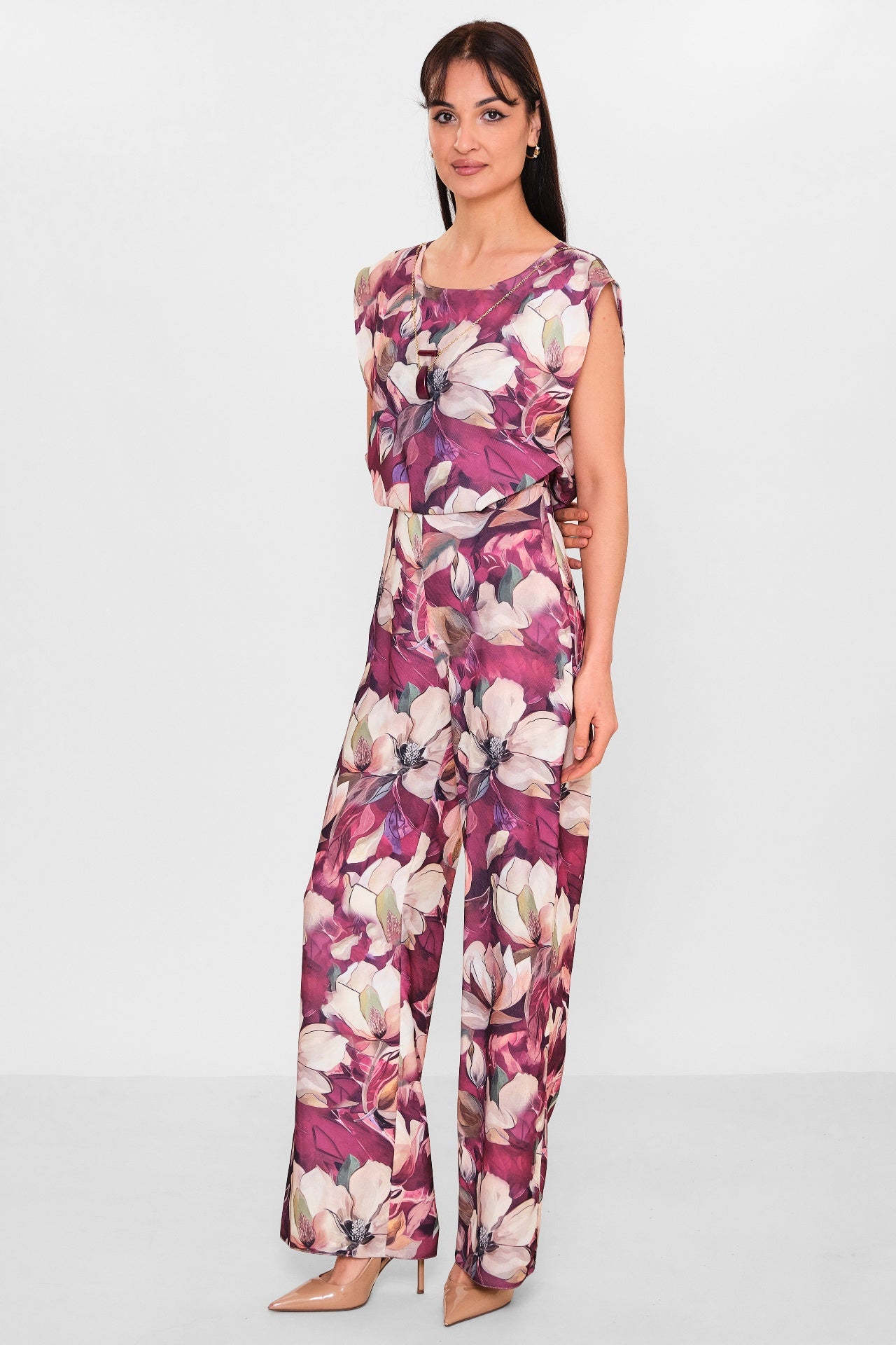 Selen - Plus Size Overalls (SLN26Y241133) - 8690200150609