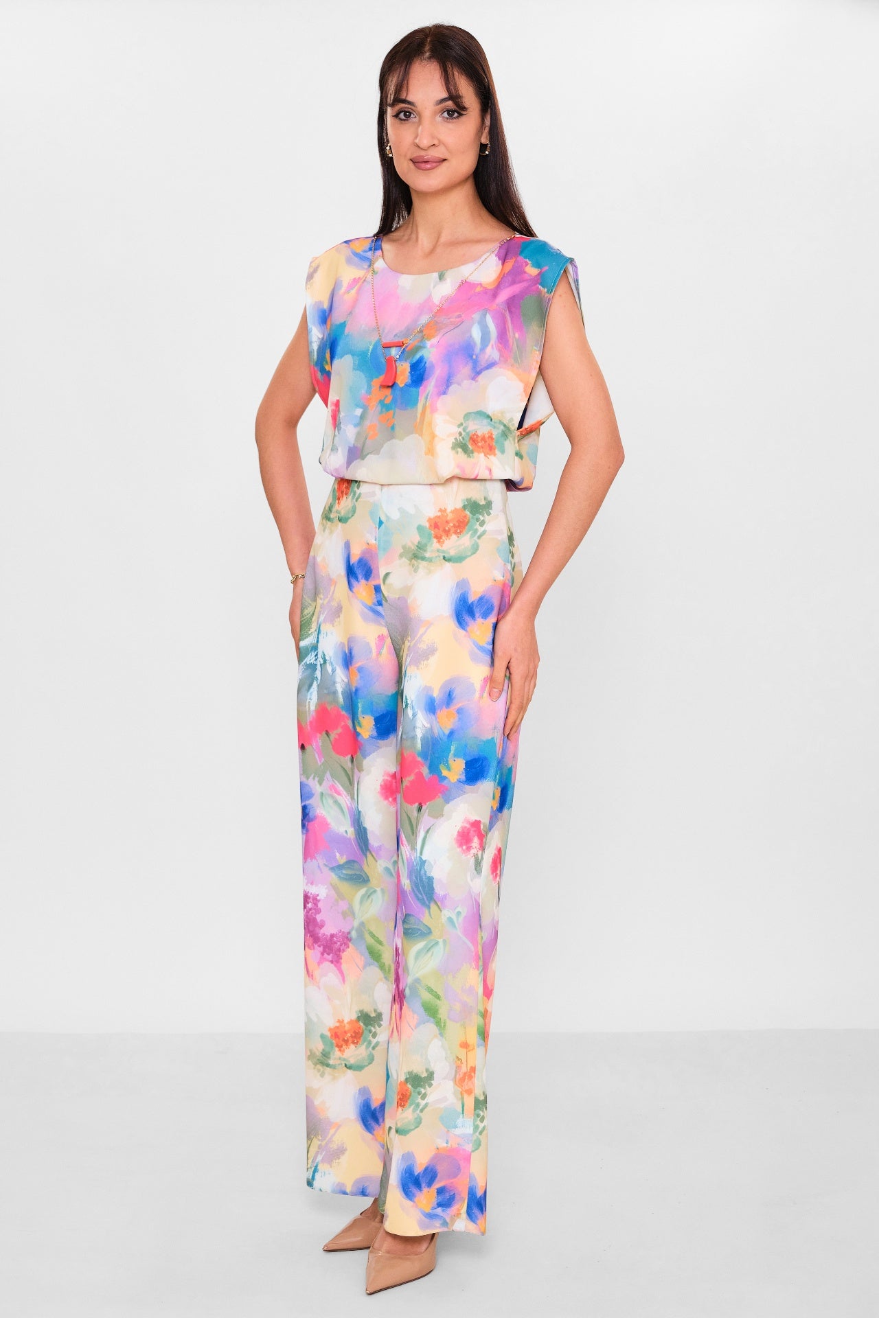 Selen - Plus Size Overalls (SLN26Y241133) - 8690200150616