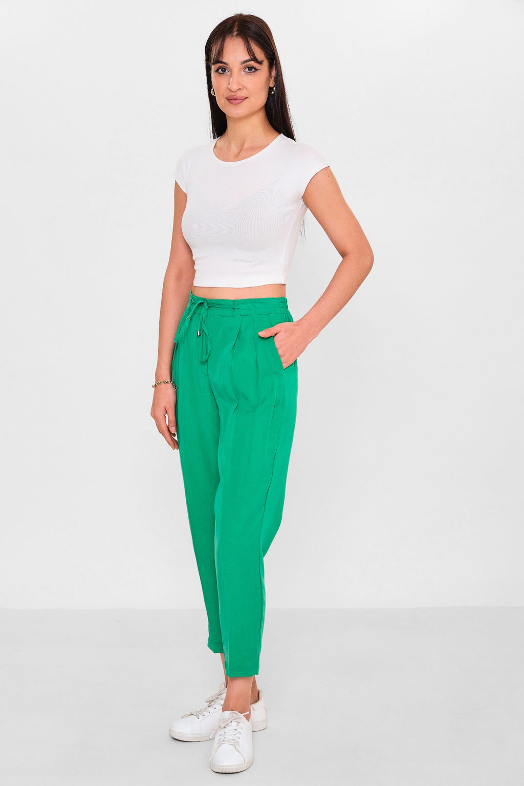 Selen - Plus Size Trousers (SLN26Y31697) - 8690200150661