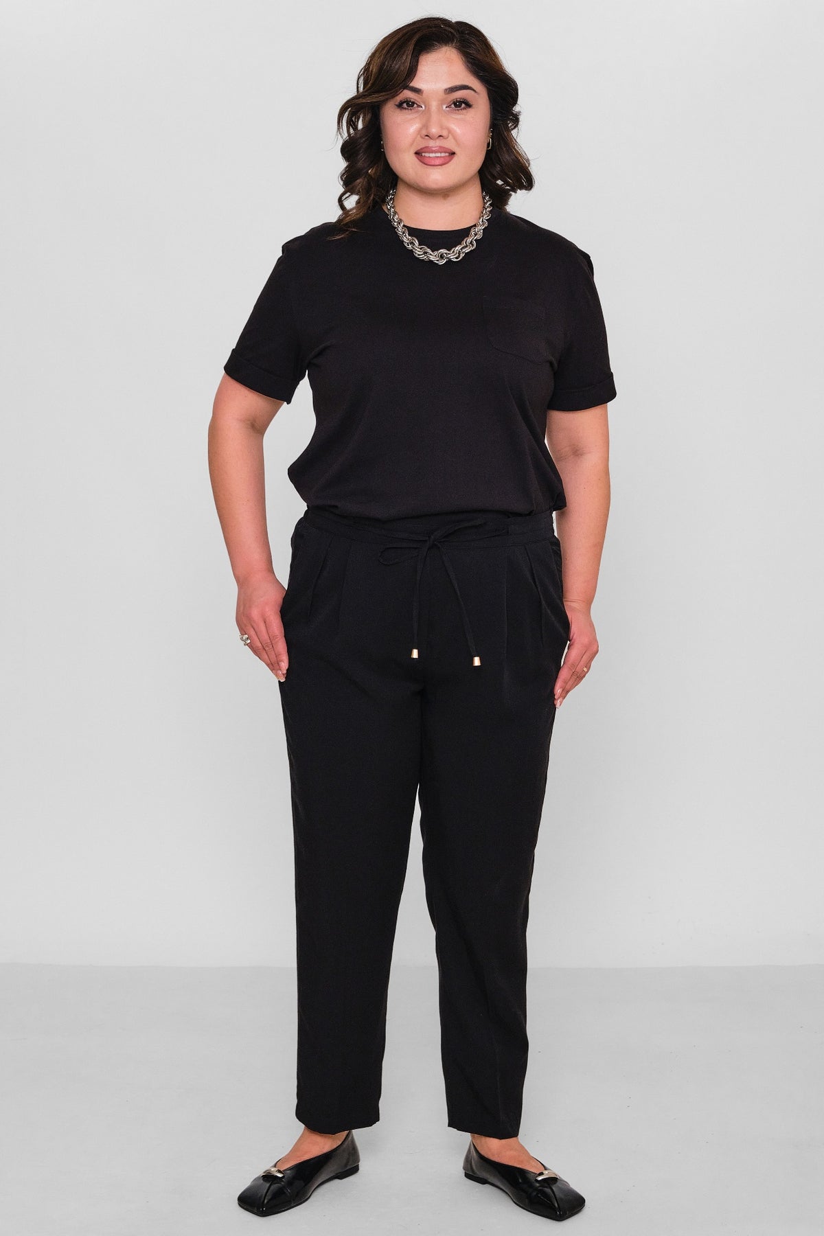 Selen - Plus Size Trousers (SLN26Y51697) - 8690200150722
