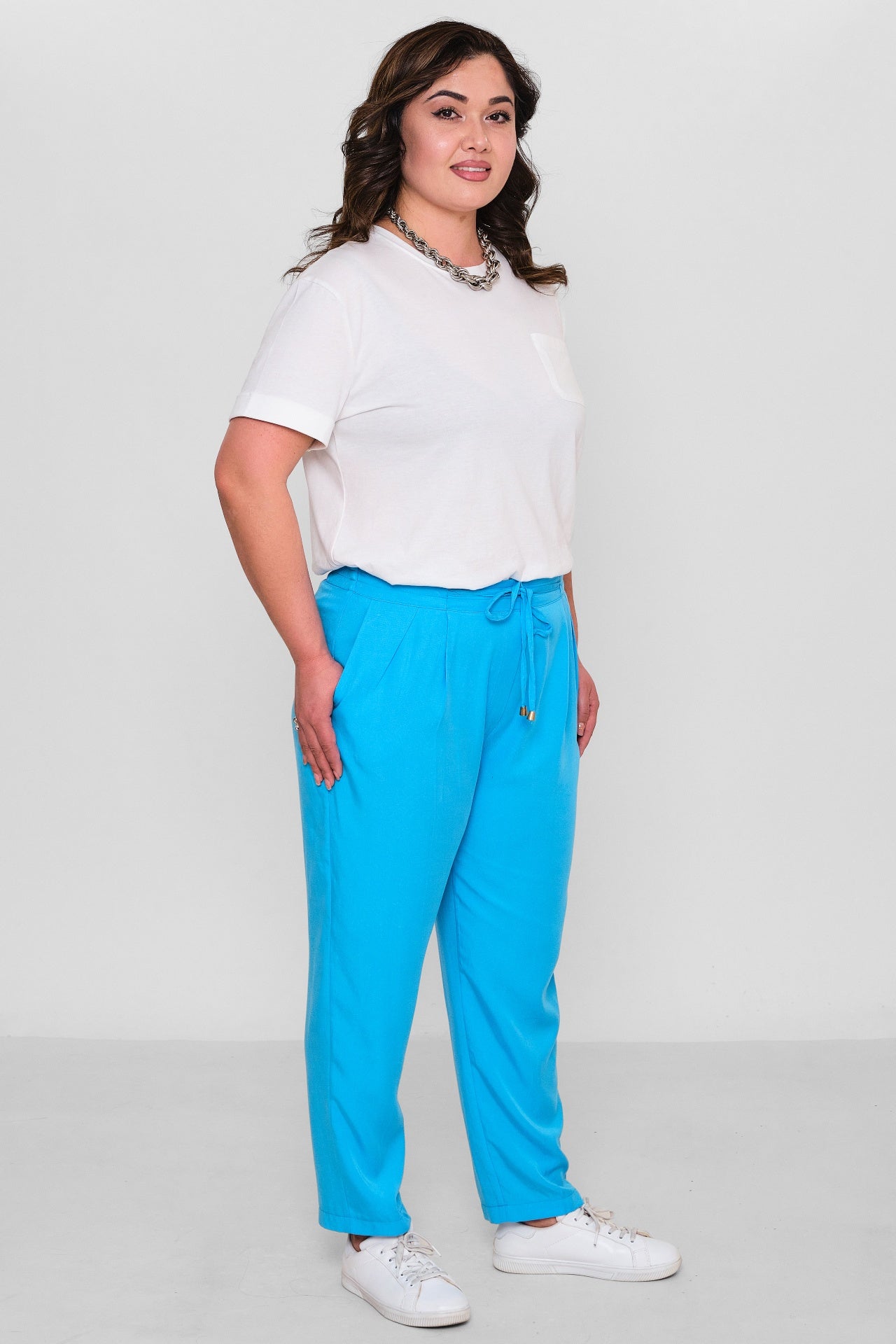 Selen - Plus Size Trousers (SLN26Y51697) - 8690200150739
