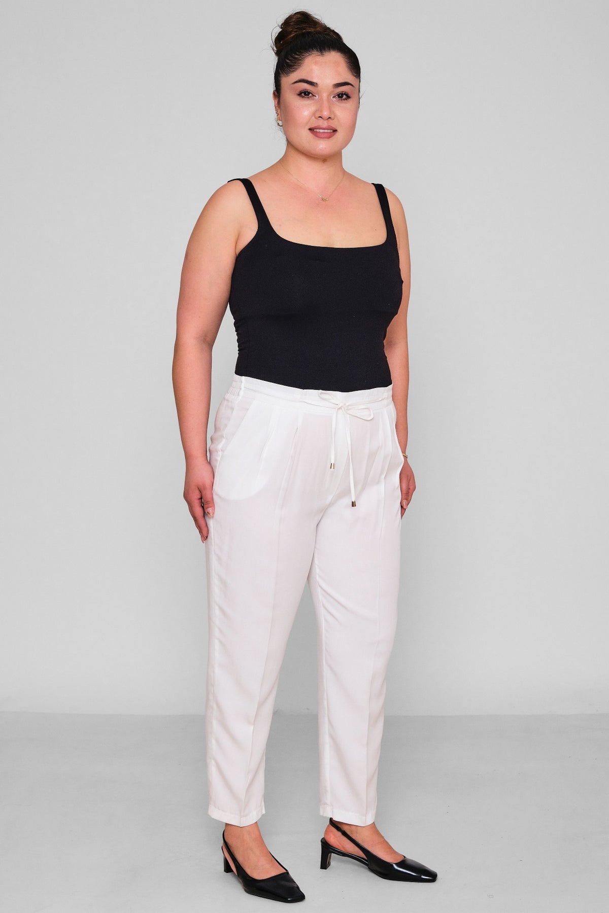 Selen - Plus Size Trousers (SLN26Y51697) - 8690200150746