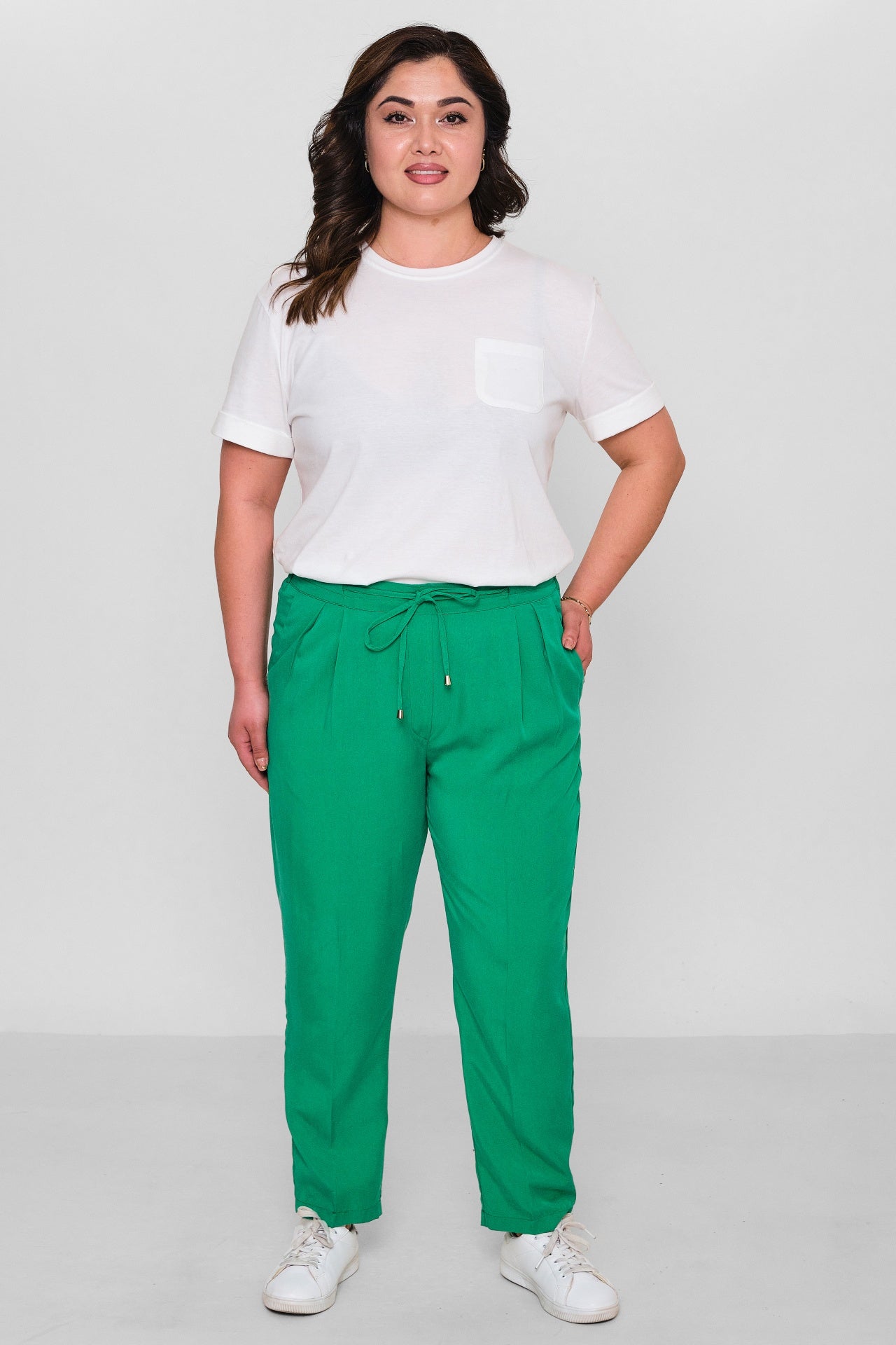 Selen - Plus Size Trousers (SLN26Y51697) - 8690200150760
