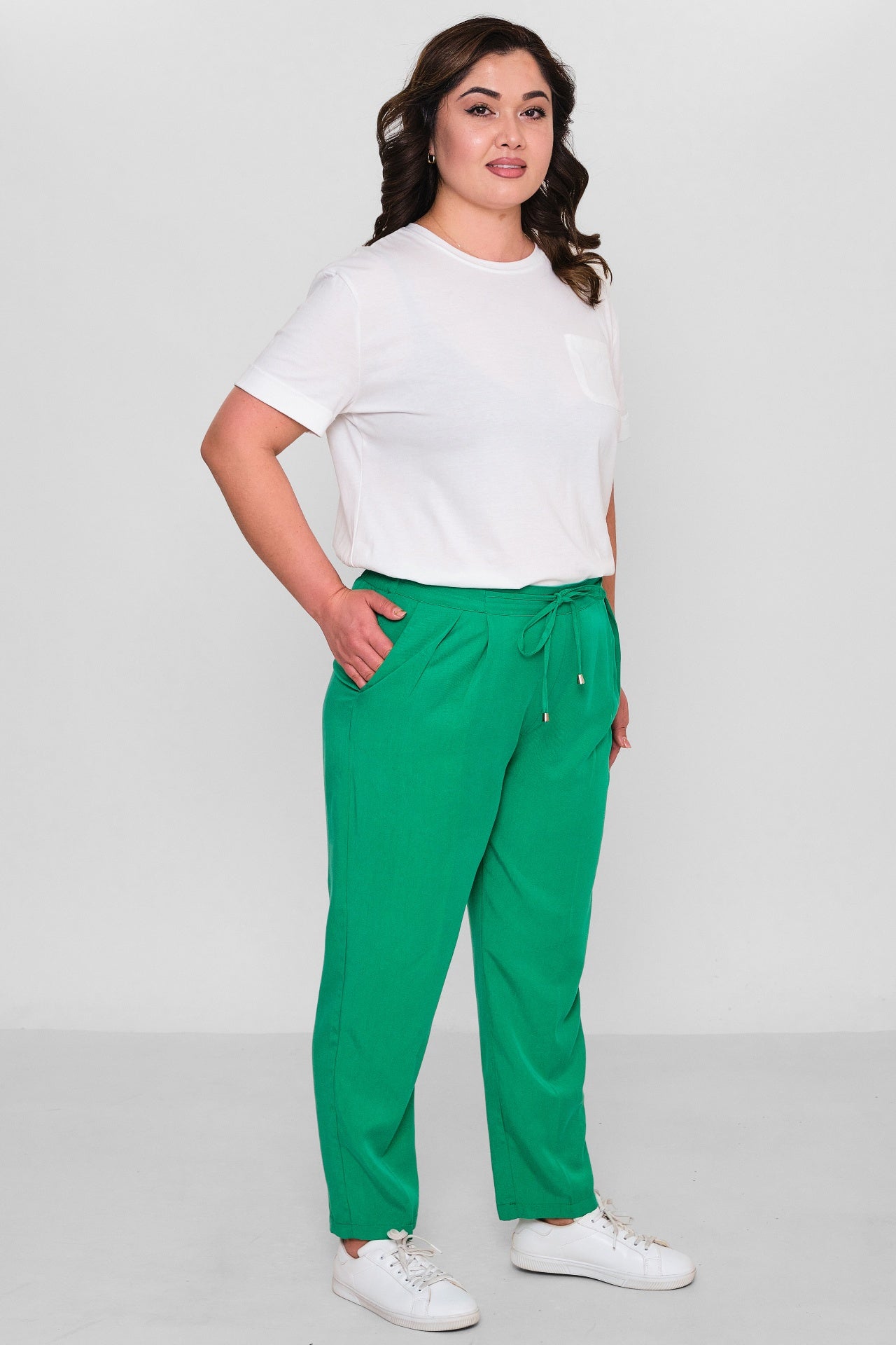Selen - Plus Size Trousers (SLN26Y51697) - 8690200150760