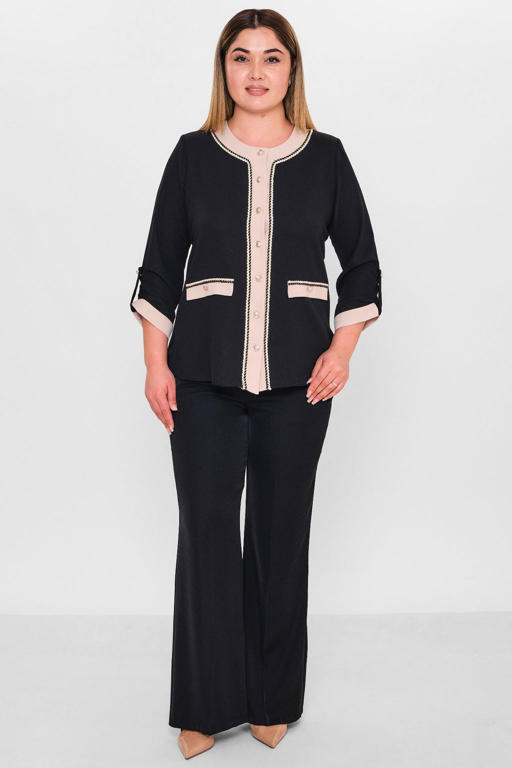 Kifayet - Plus Size Blouse (KFY26Y18037-20) - 8690200150869