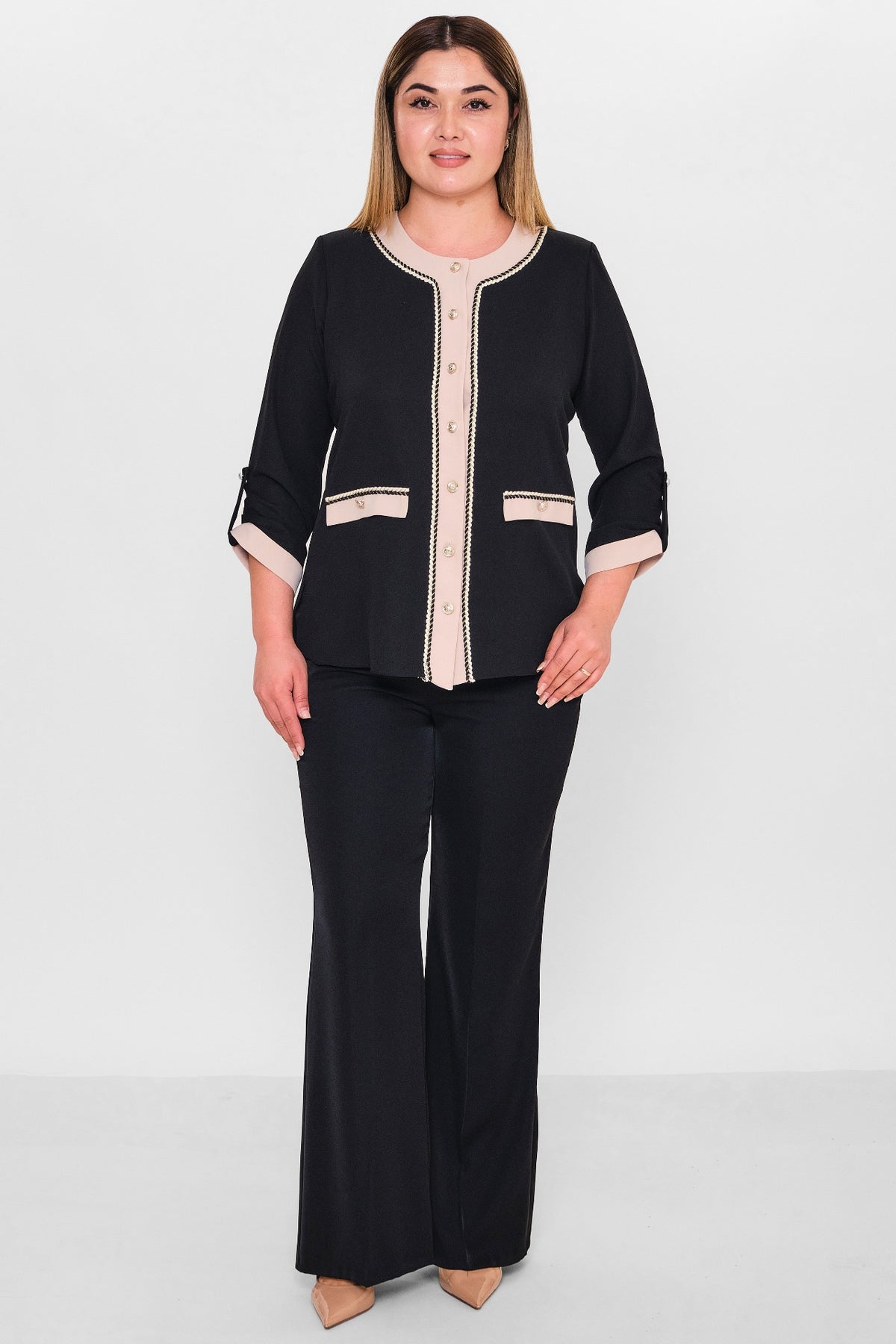 Kifayet - Plus Size Blouse (KFY26Y18037-20) - 8690200150869