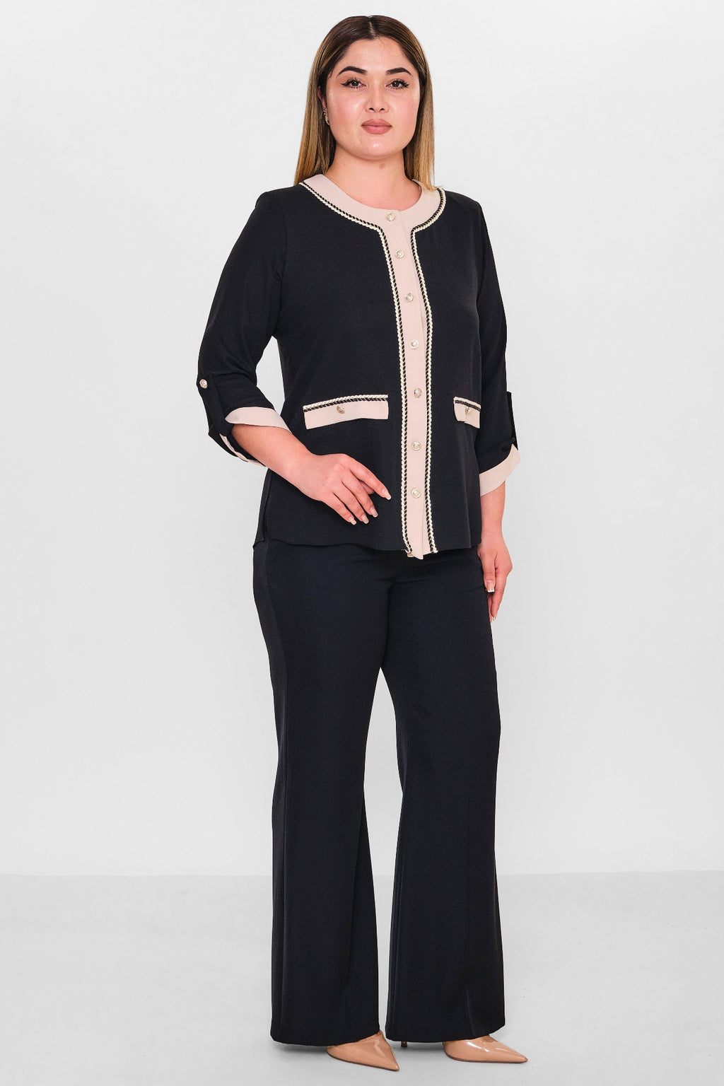 Kifayet - Plus Size Blouse (KFY26Y18037-20) - 8690200150869