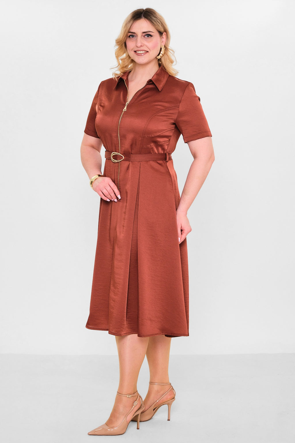 Laluce - Plus Size Dress (L2.Y26.ELB.2E670) - 8690200151088