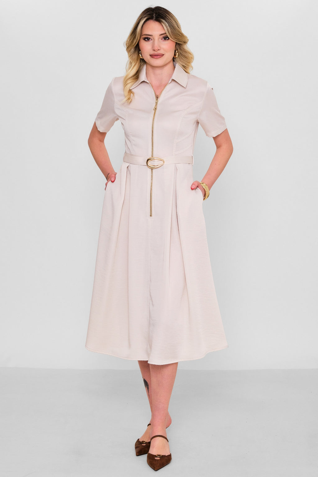 Qm - Regular Size Dress (QM.Y26.ELB.QE425) - 8690200151095
