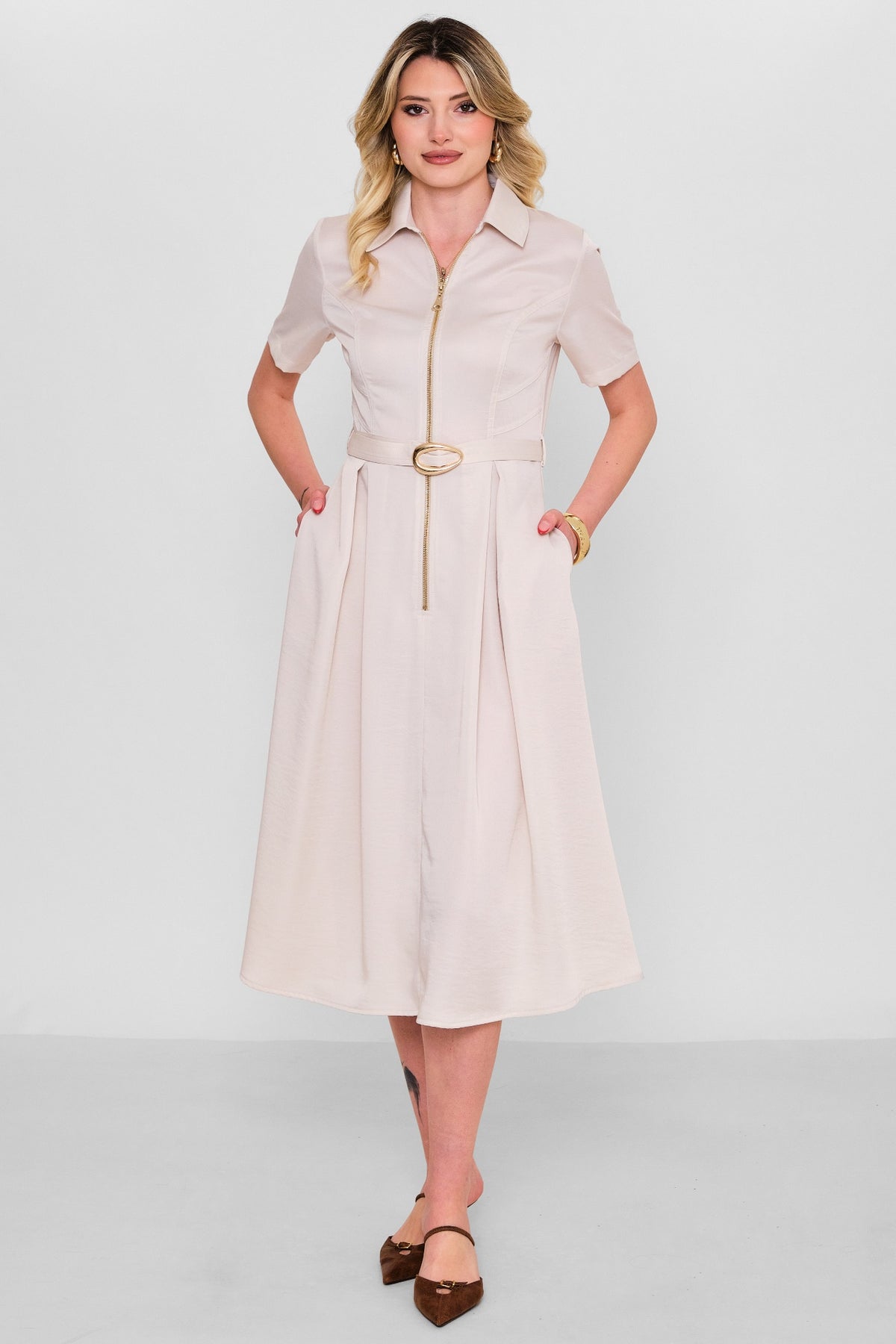 Qm - Regular Size Dress (QM.Y26.ELB.QE425) - 8690200151095