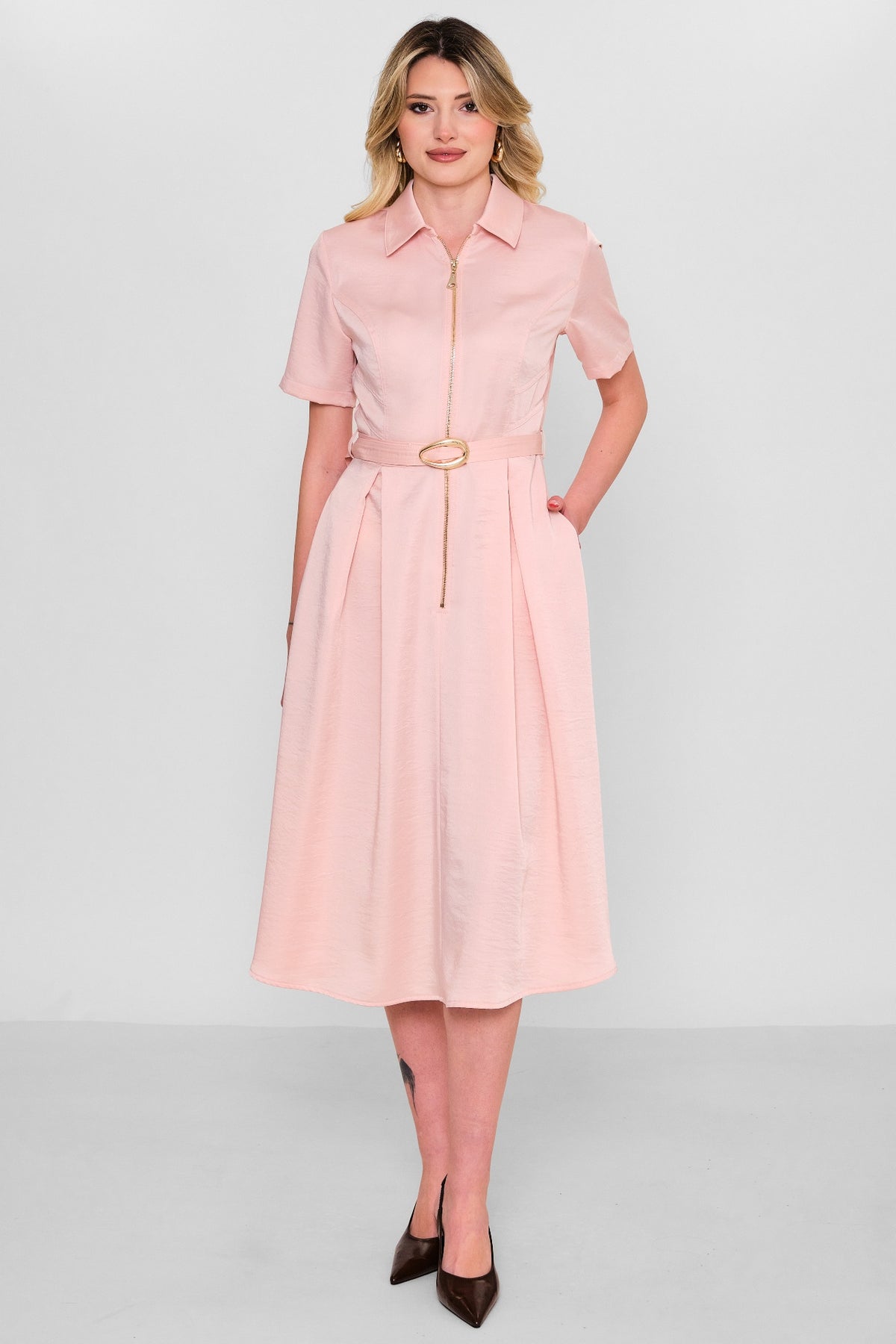 Qm - Regular Size Dress (QM.Y26.ELB.QE425) - 8690200151101