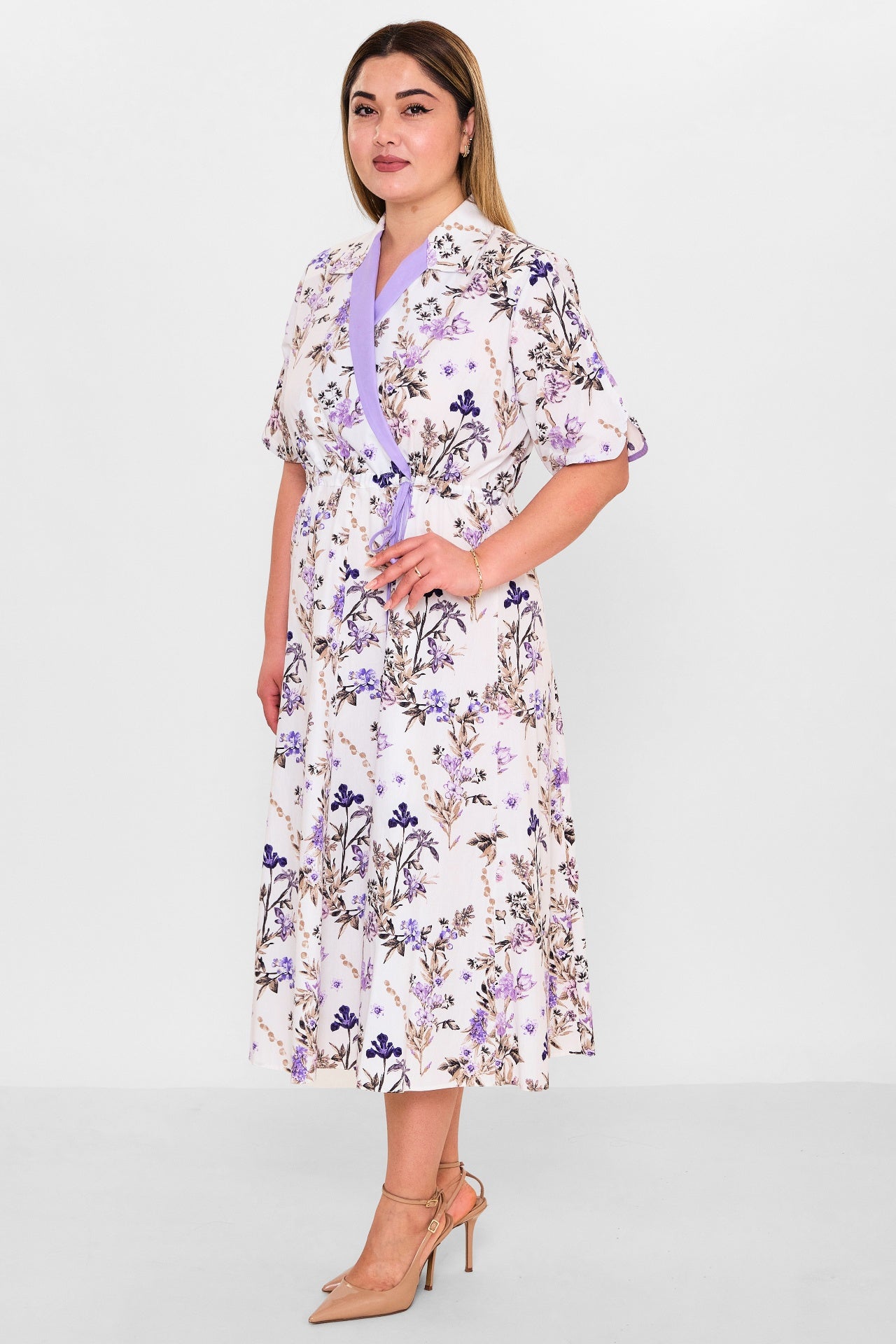Gumanize - Plus Size Dress (GMZ2025-1017-7730) - 8690200151125