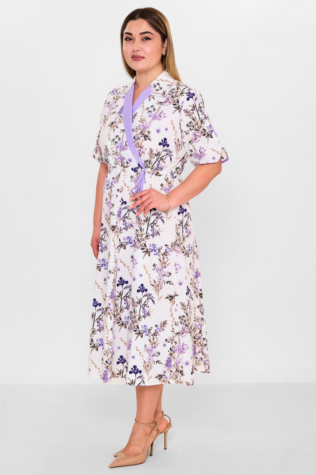 Gumanize - Plus Size Dress (GMZ2025-1017-7730) - 8690200151125