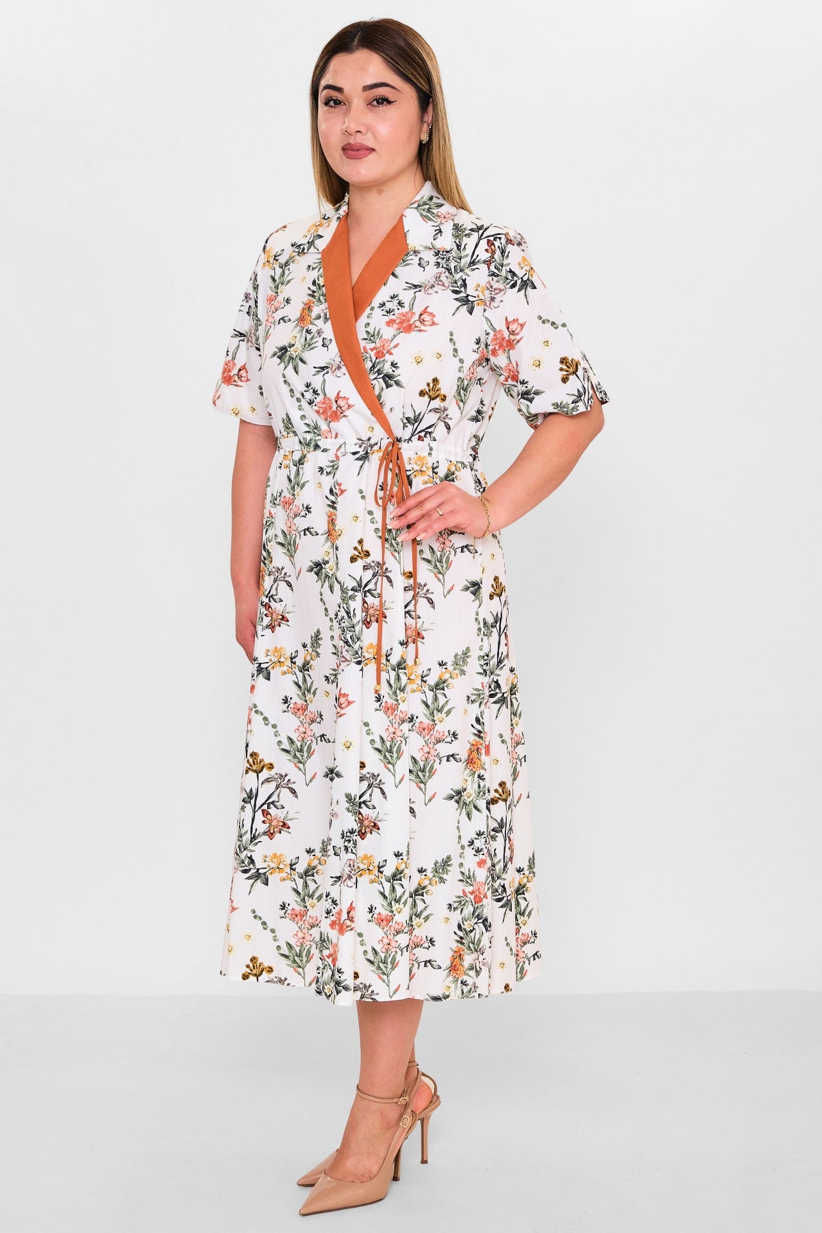 Gumanize - Plus Size Dress (GMZ2025-1017-7730) - 8690200151132