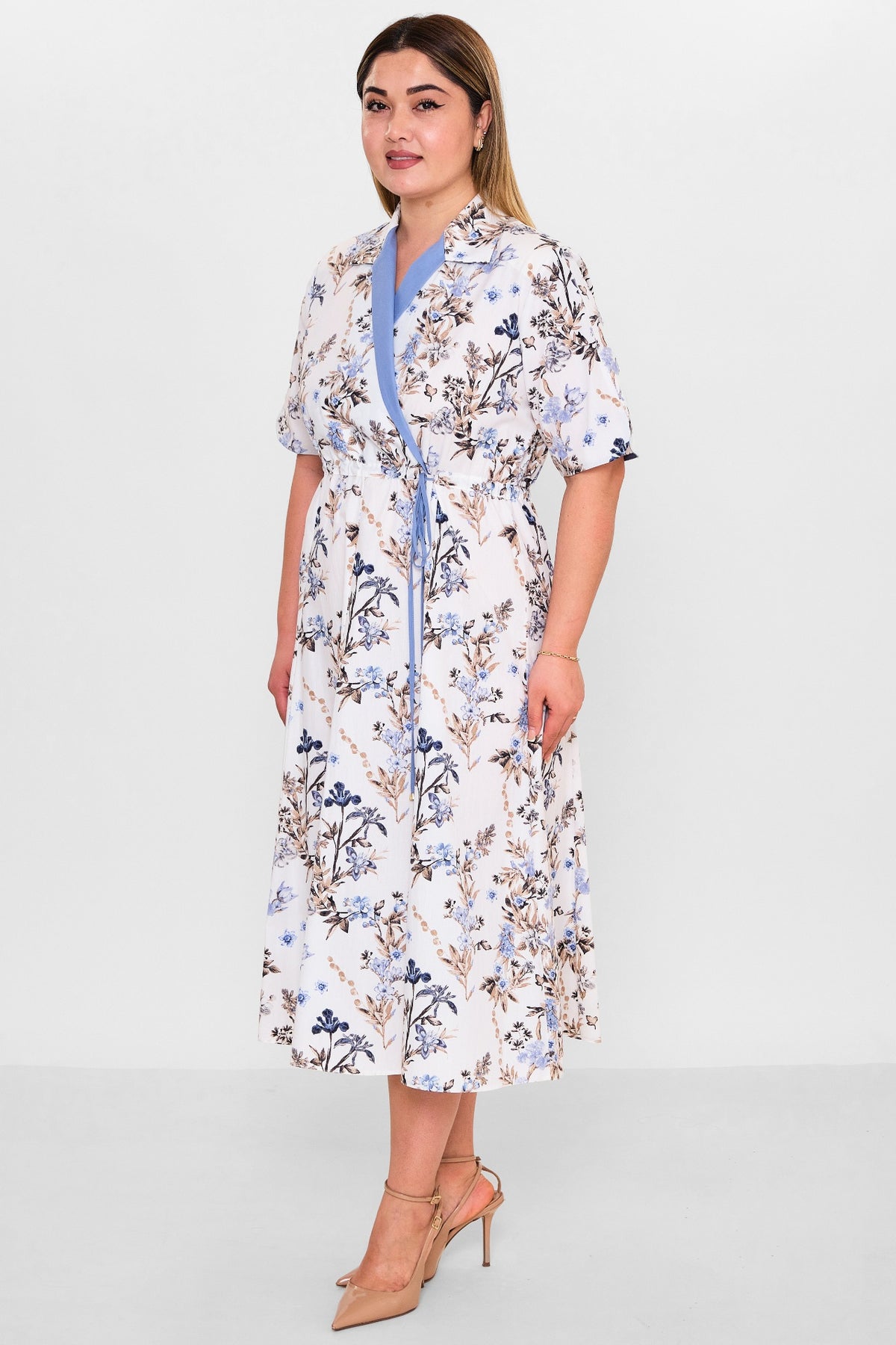 Gumanize - Plus Size Dress (GMZ2025-1017-7730) - 8690200151149