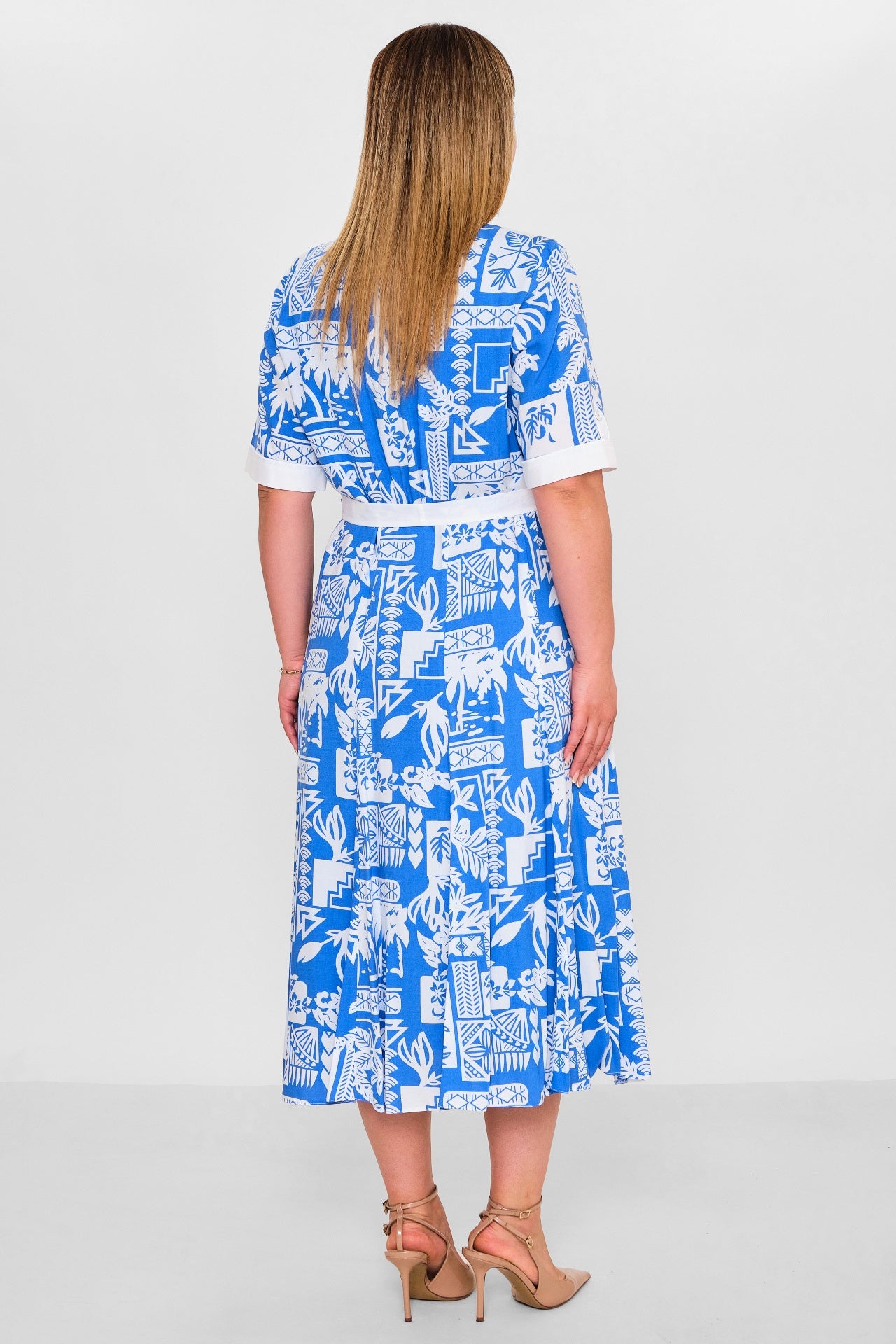 Gumanize - Plus Size Dress (GMZ2025-1093-7621) - 8690200151163