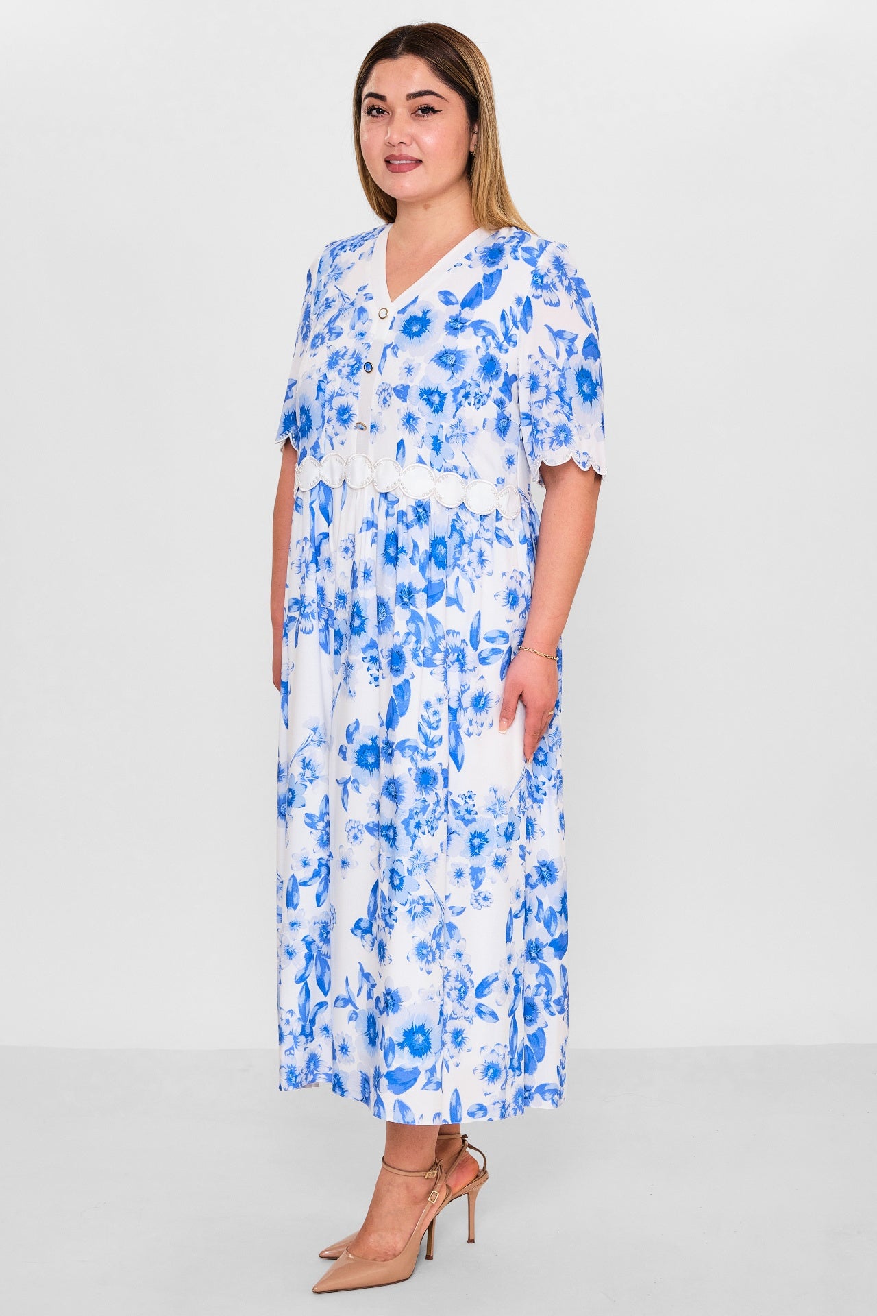 Gumanize - Plus Size Dress (GMZ2025-1118-7620) - 8690200151170