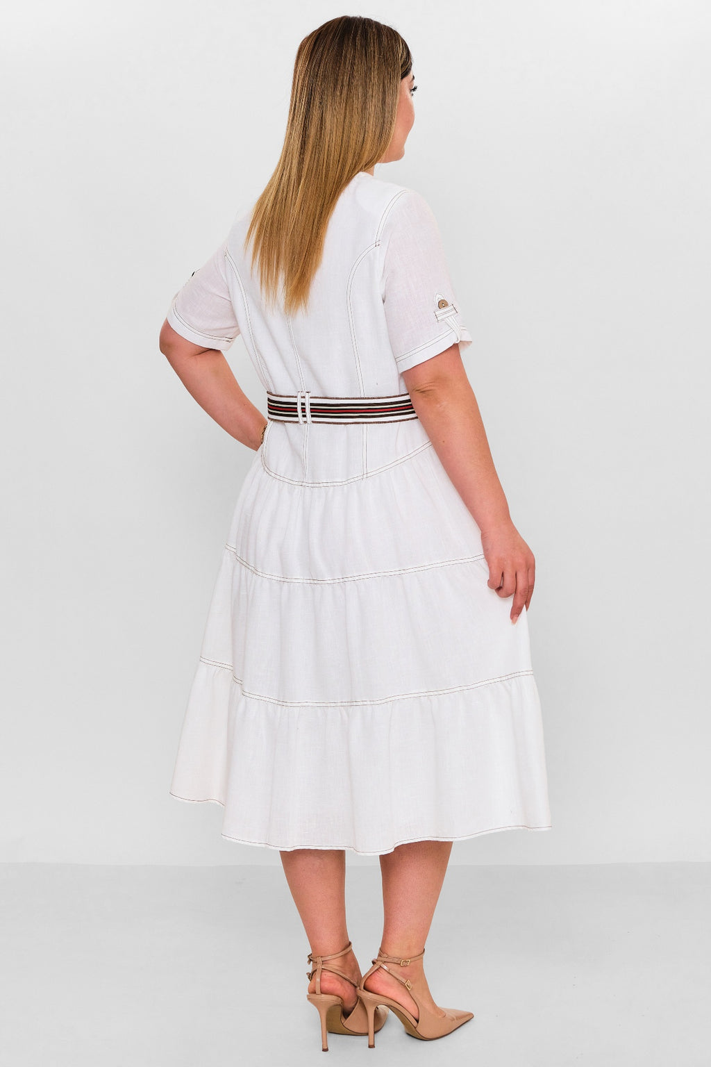 Gumanize - Plus Size Dress (GMZ2026-690-7155) - 8690200151194